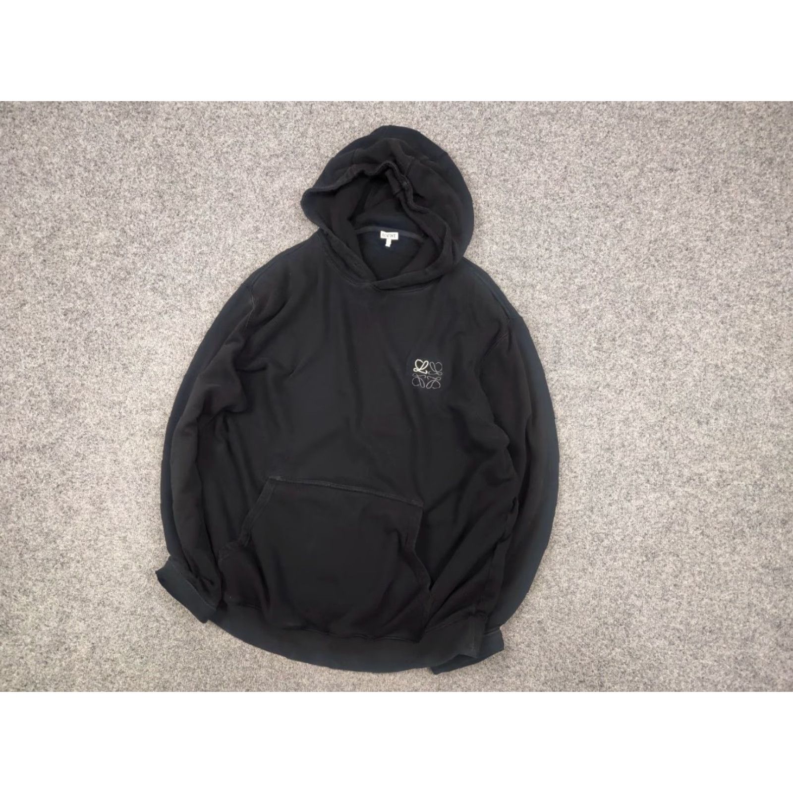 Loewe Loewe mini classic logo black oversized authentic hoodie Size US XL / EU 56 / 4 - 3 Thumbnail