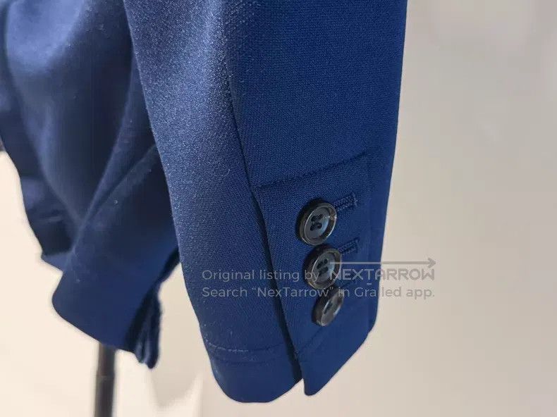 Comme des Garcons Comme des Garcons Teal wave edge short jacket Size S / US 4 / IT 40 - 4 Thumbnail