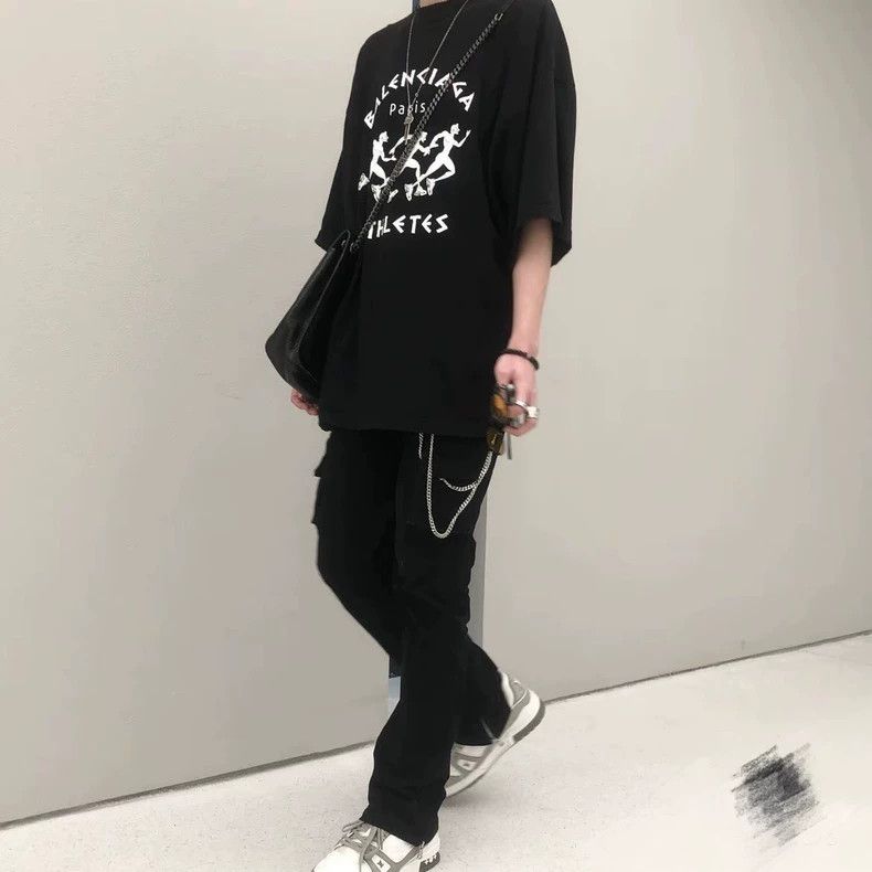Balenciaga Balenciaga Marathon Running Pattern Letter Printed Casual Size US S / EU 44-46 / 1 - 7 Thumbnail