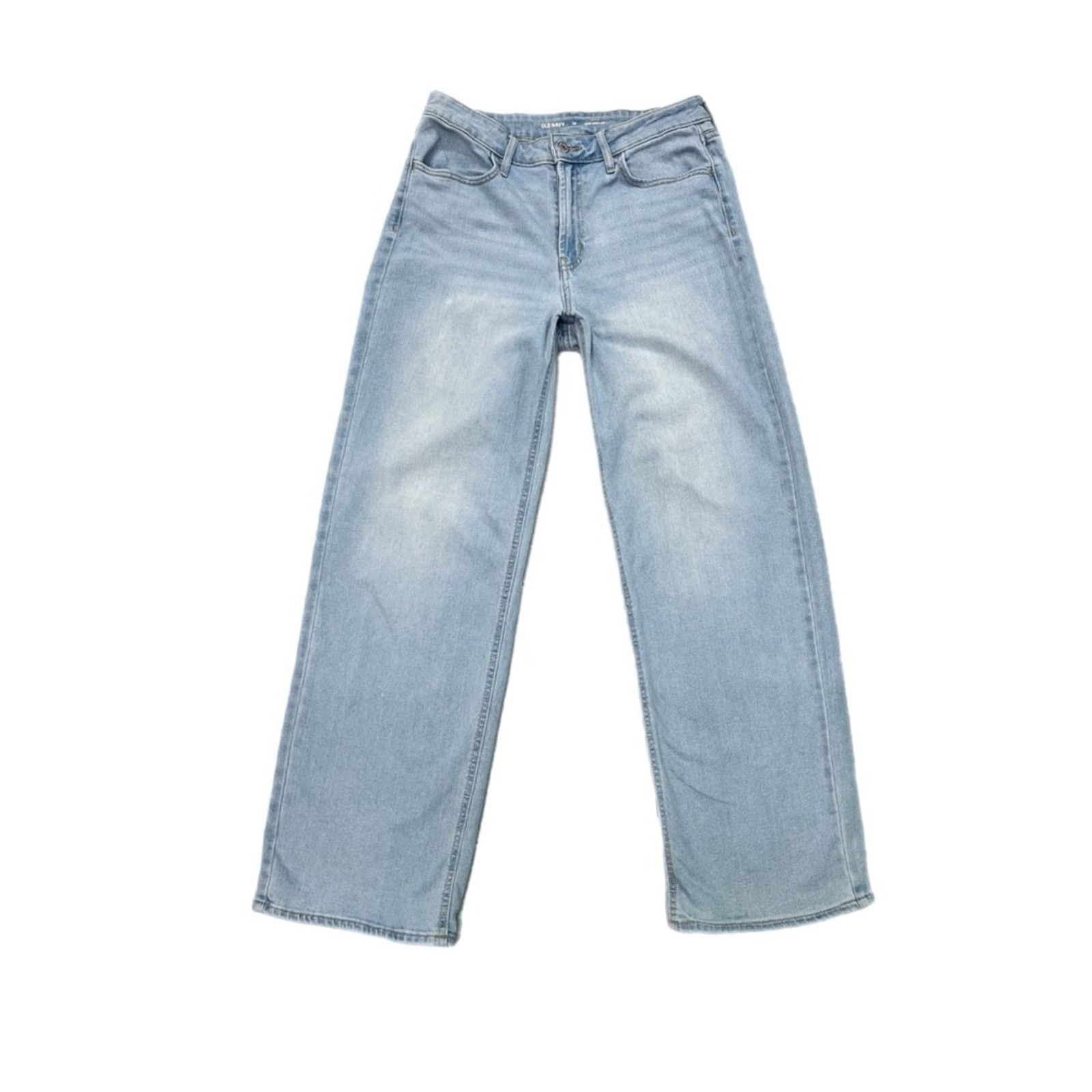 Old Navy Old Navy High Rise Wide Leg Jeans Size 30" / US 8 / IT 44 - 1 Thumbnail