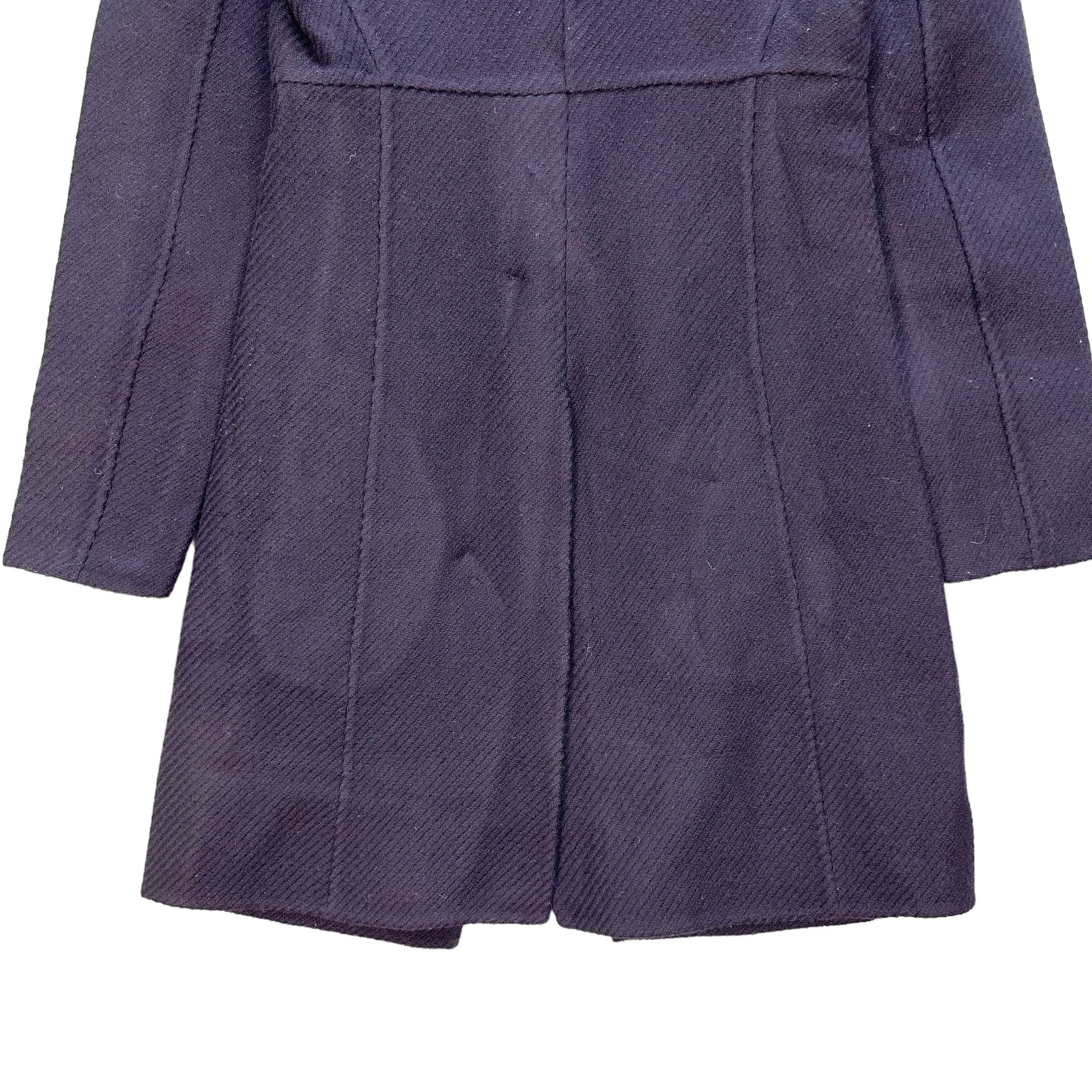 Prada PRADA MILANO PURPLE WOOL COAT #7781-171 Size S / US 4 / IT 40 - 13 Thumbnail