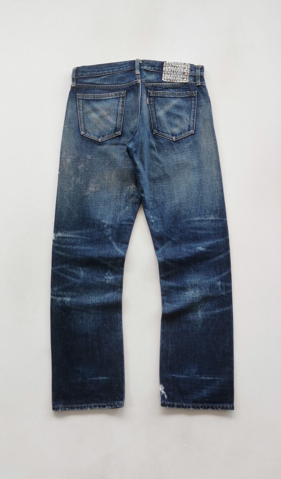 Japanese Brand RNA Inc Japan Stone Faded Denim Jeans Size US 31 - 5 Thumbnail