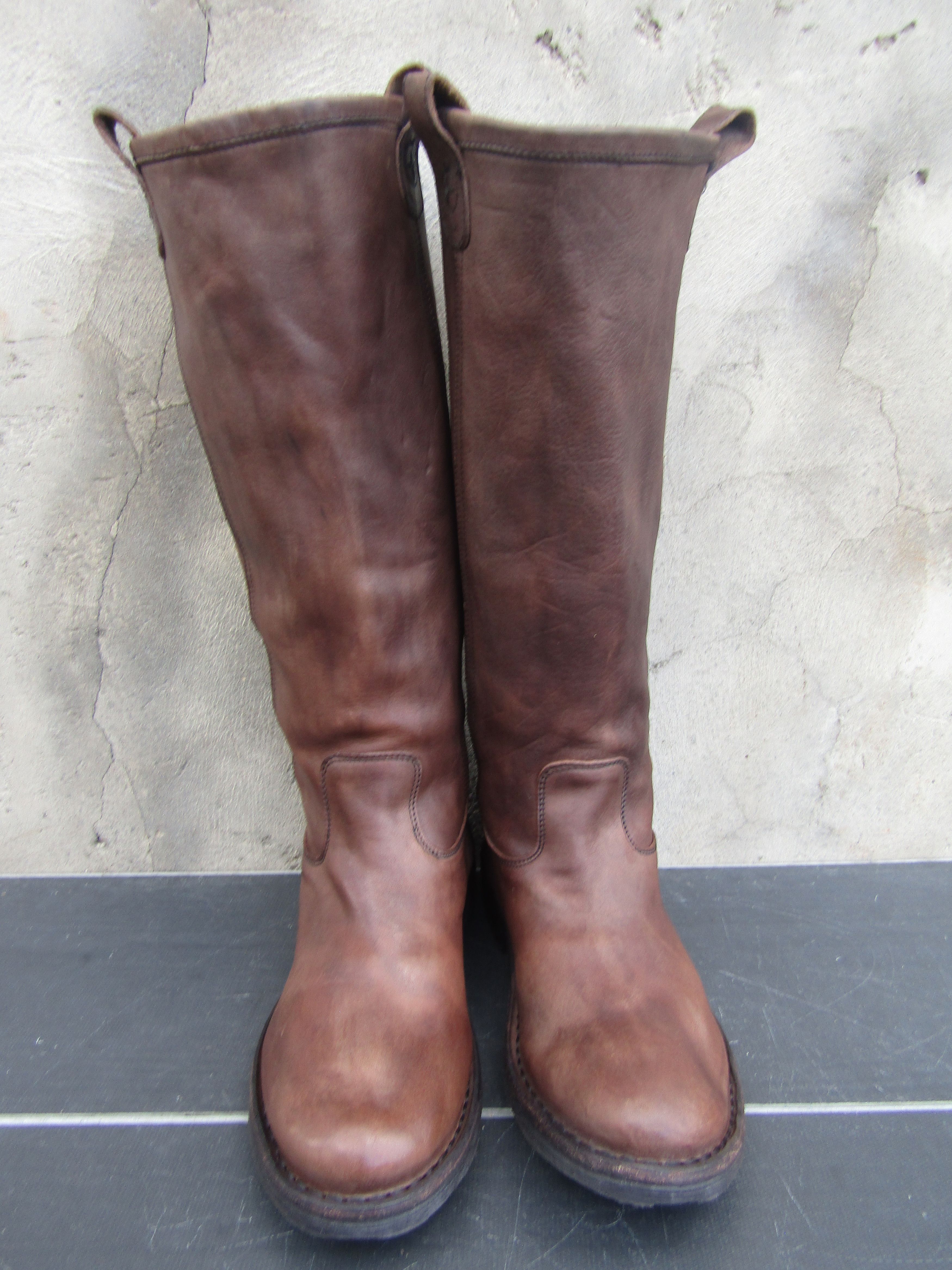 Fiorentini + Baker Fiorentini Baker Brown Tall Eli Biker Moto Riding Women's Size US 6 / IT 36 - 2 Thumbnail