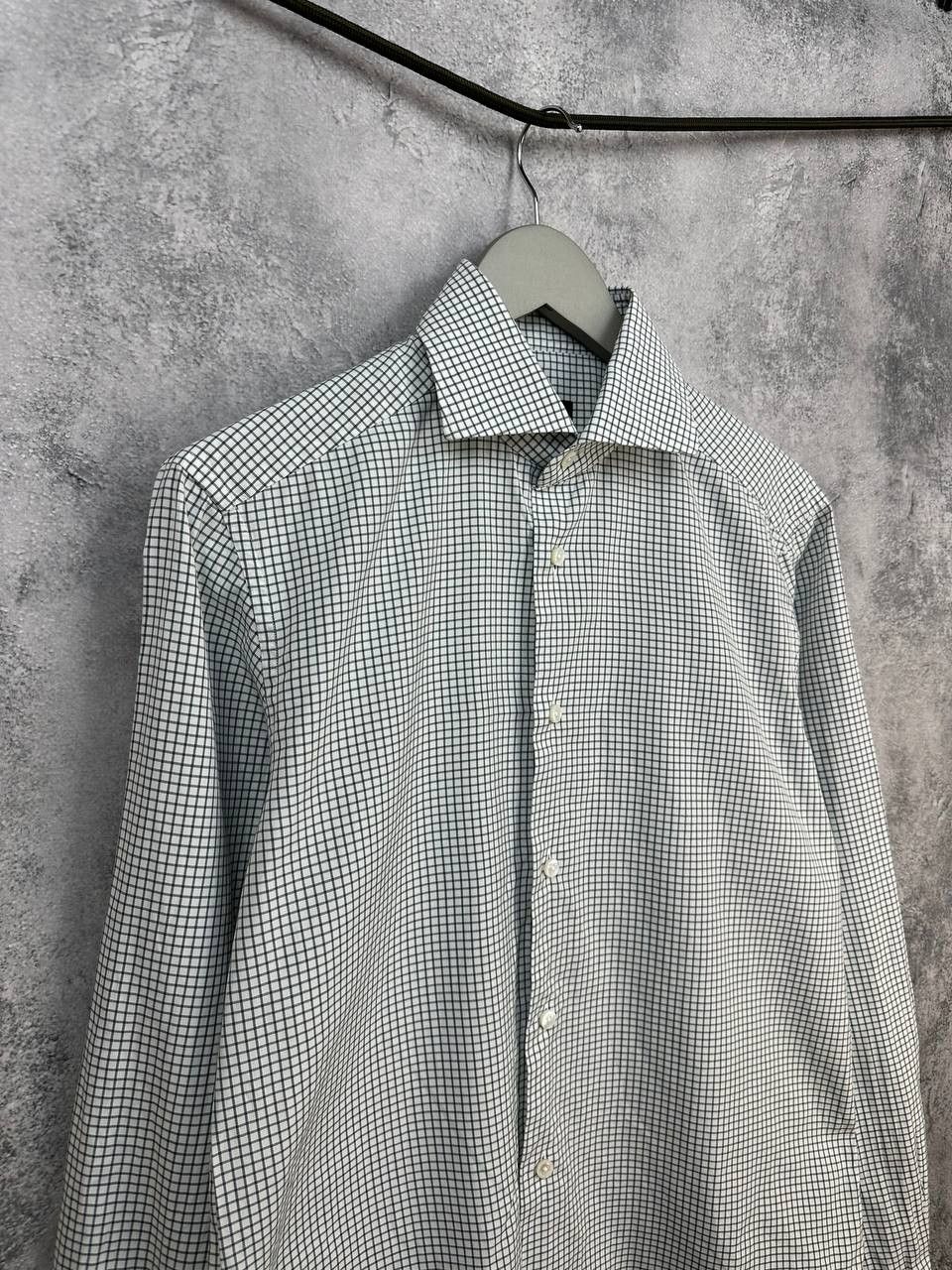 Ermenegildo Zegna Ermenegildo Zegna Trofeo Button Up Shirt Poplin Tailored Fit Size US M / EU 48-50 / 2 - 3 Thumbnail