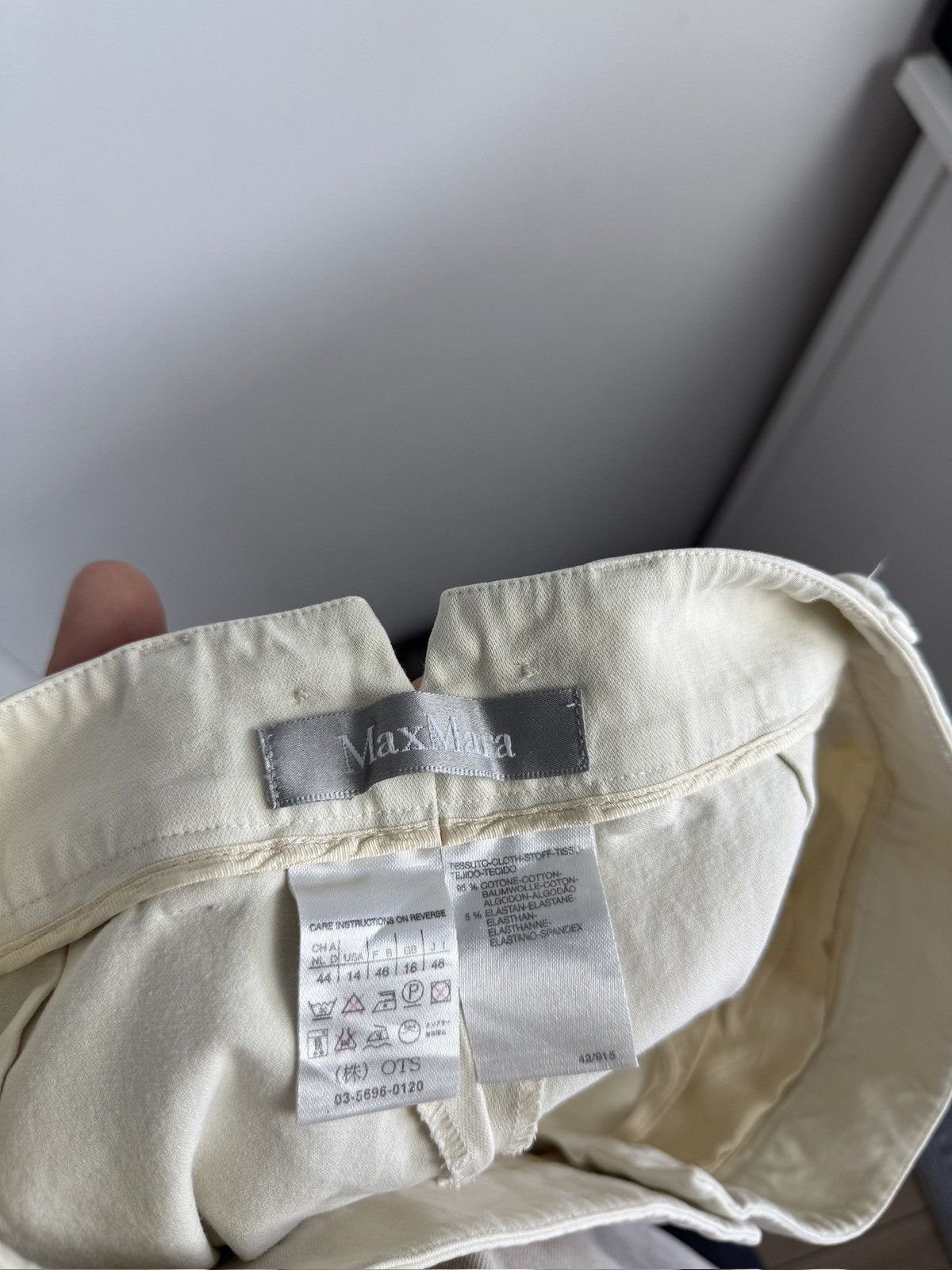 Max Mara Max Mara flared bell bottom pants US14 designer office luxury Size 36" / US 14 / IT 50 - 4 Thumbnail