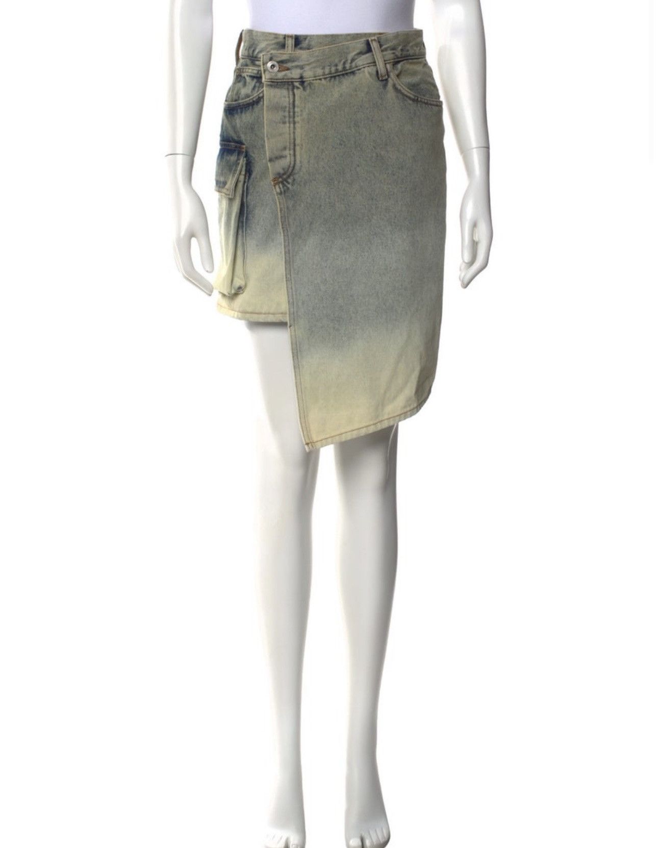 Off-White OFF WHITE denim over SKIRT Size 26" / US 2 / IT 38 - 1 Thumbnail