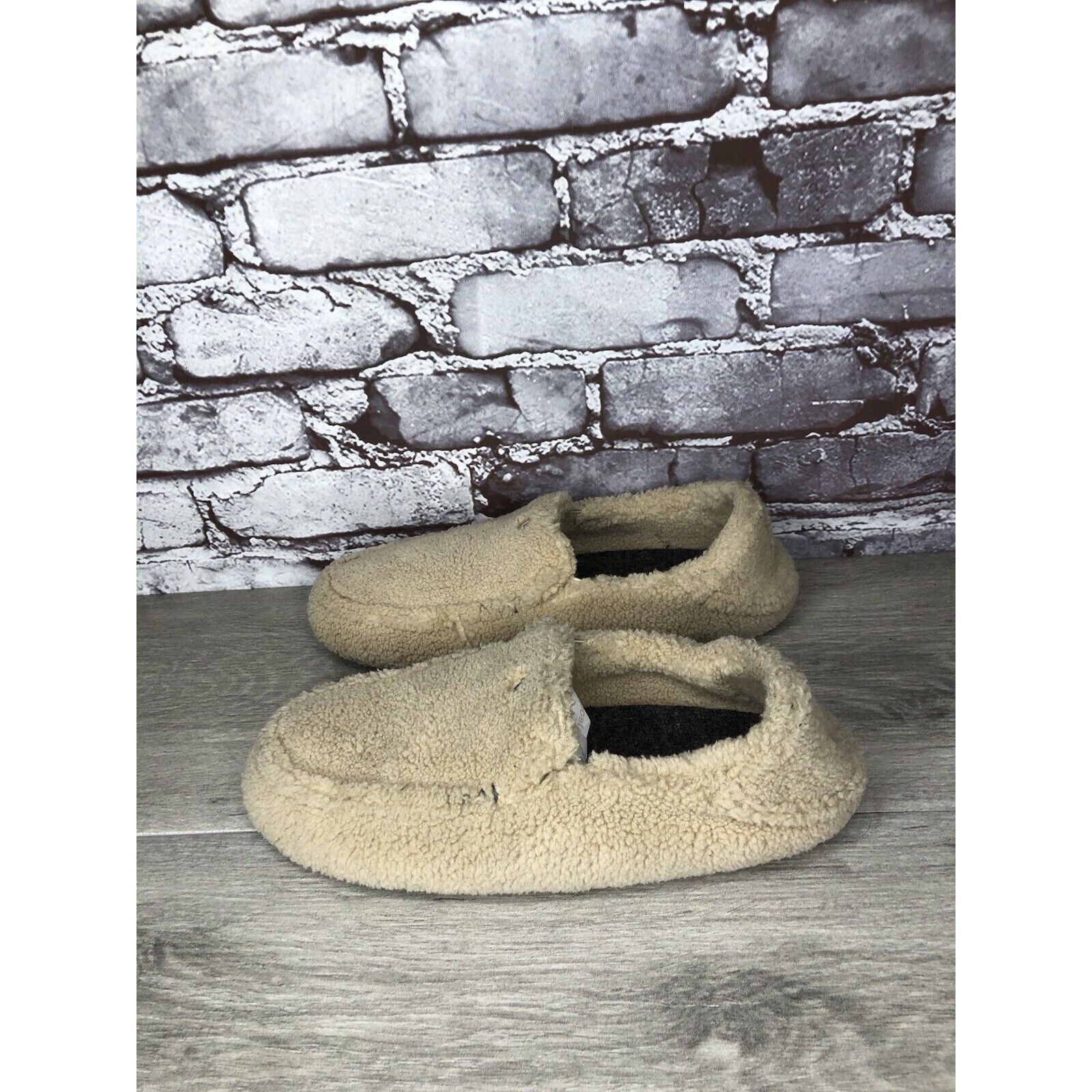 Olukai OLUKAI Nohea Heu Tan Sandbar Faux Fur Slippers Loafers Shoes Size US 8 / IT 38 - 19 Thumbnail