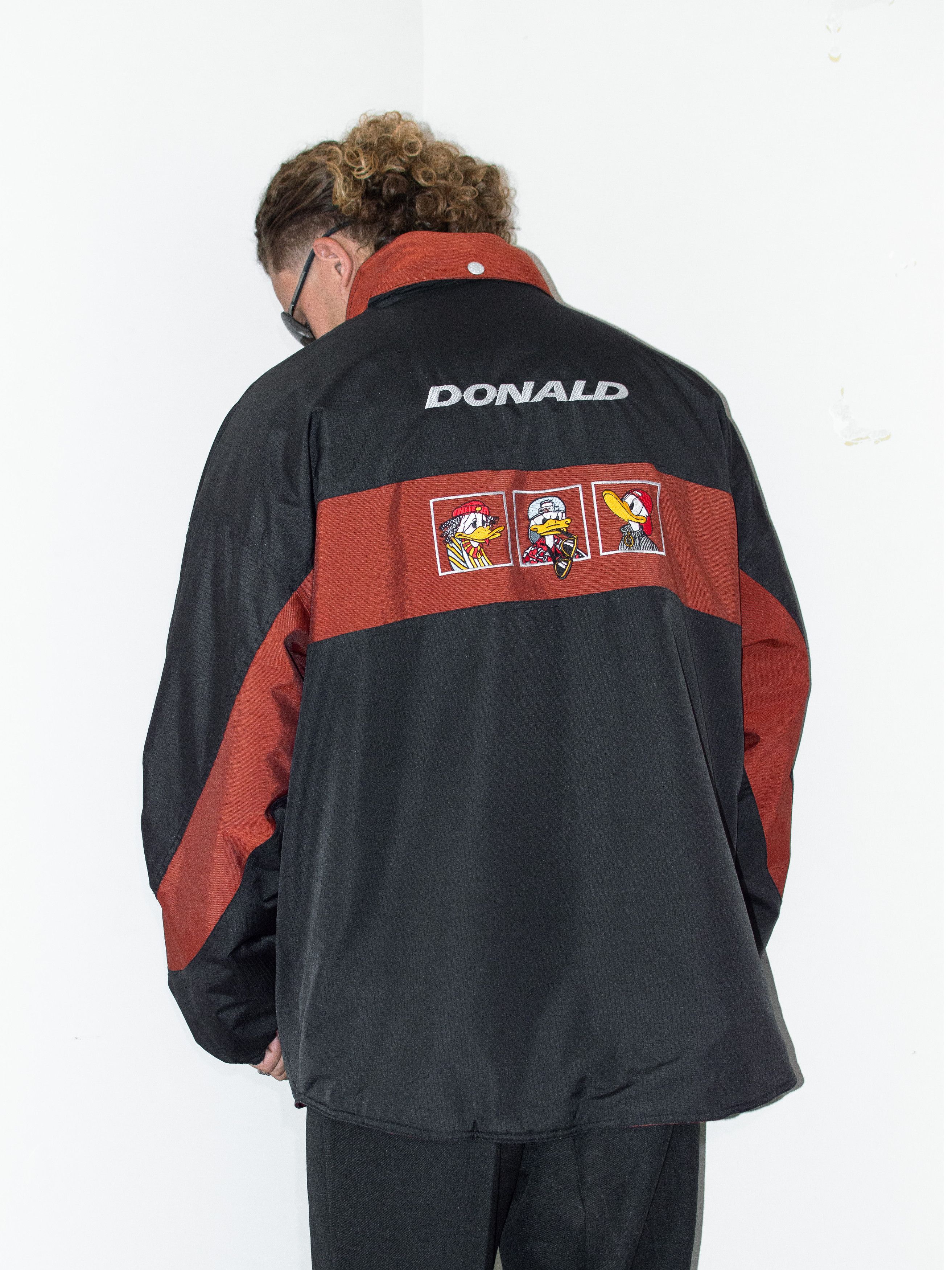 Disney × Vintage Vintage 90s Donald Duck Snowboard Em0broidered Zip Up Jacket Size US XL / EU 56 / 4 - 2 Thumbnail
