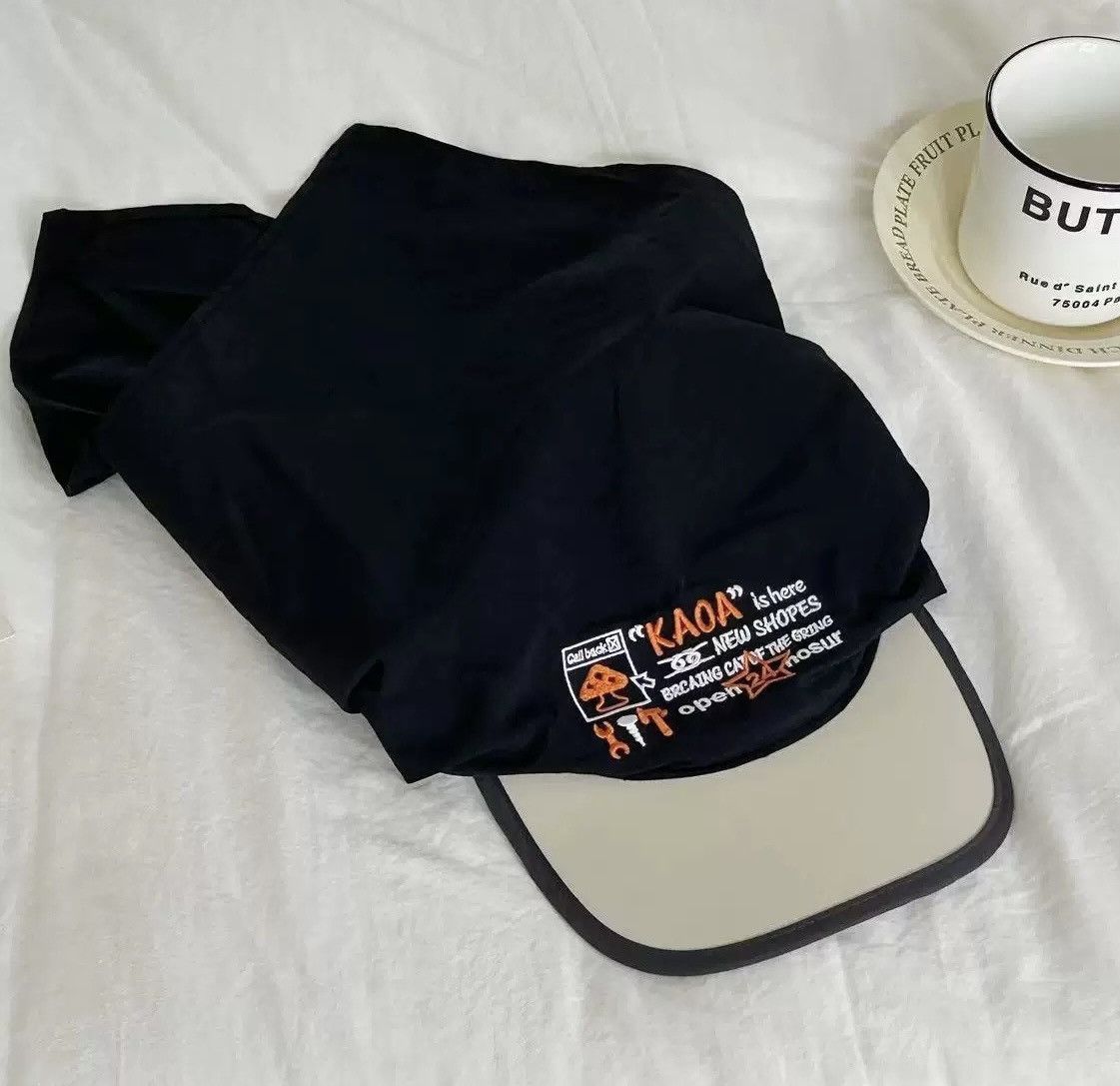 Japanese Brand 2000s y2k embroidery multi-style handkerchief hat cap Size ONE SIZE - 2 Thumbnail