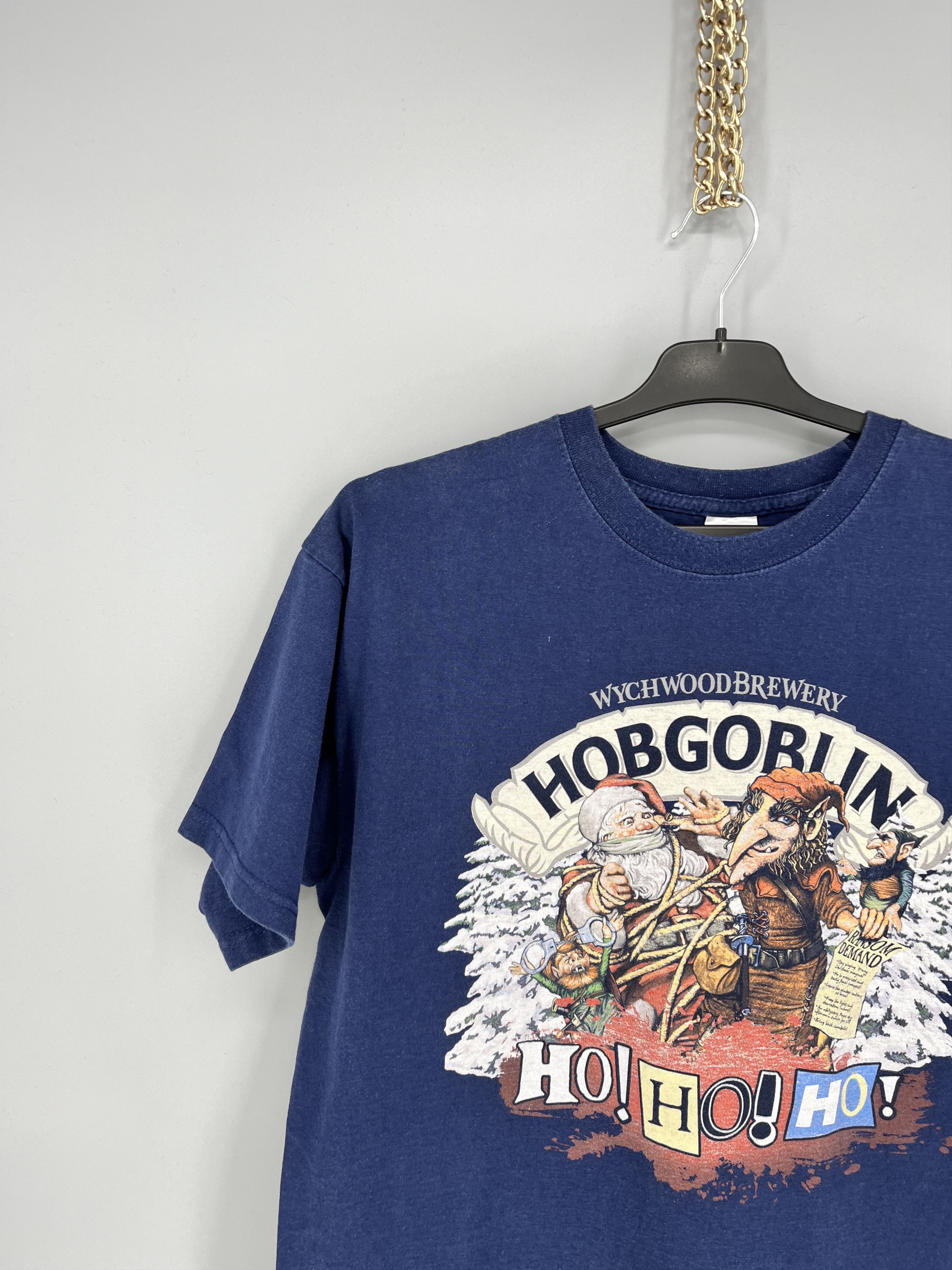 Vintage Vintage 90s Wychwood Brewery Hobgoblin T-shirt Men’s Size L Size US L / EU 52-54 / 3 - 4 Thumbnail