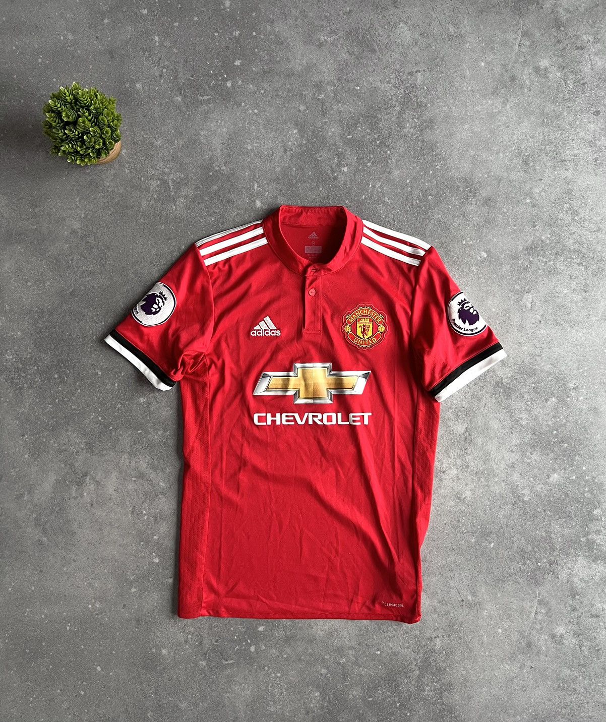 Adidas × Vintage Adidas Manchester United Lingard 14 Football Soccer FC y2k Size US S / EU 44-46 / 1 - 2 Thumbnail