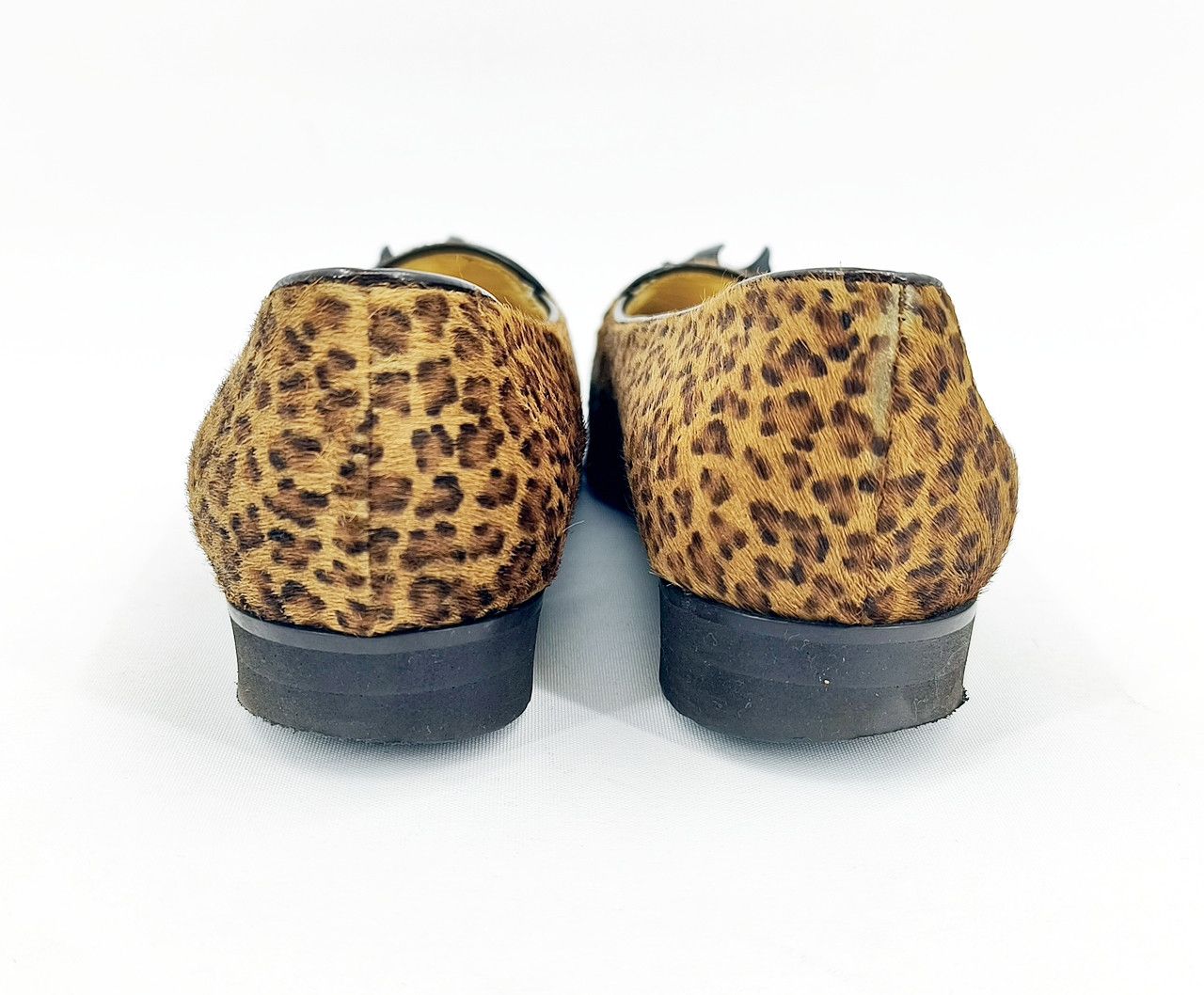 Bottega Veneta BOTTEGA VENETA Leopard slip on flat round toe Loafers 23 cm Size US 5.5 / IT 35.5 - 5 Thumbnail