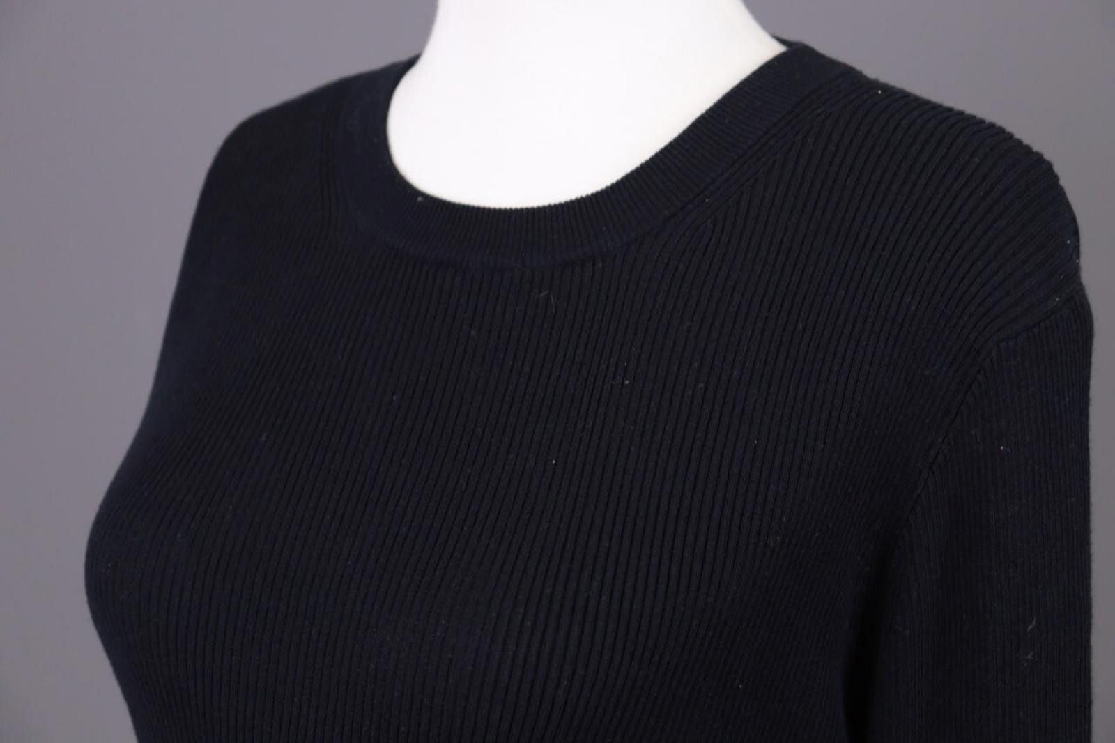 J.Crew J.Crew Black Ribbed Jumper Knit Sweater Size M Size M / US 6-8 / IT 42-44 - 8 Thumbnail