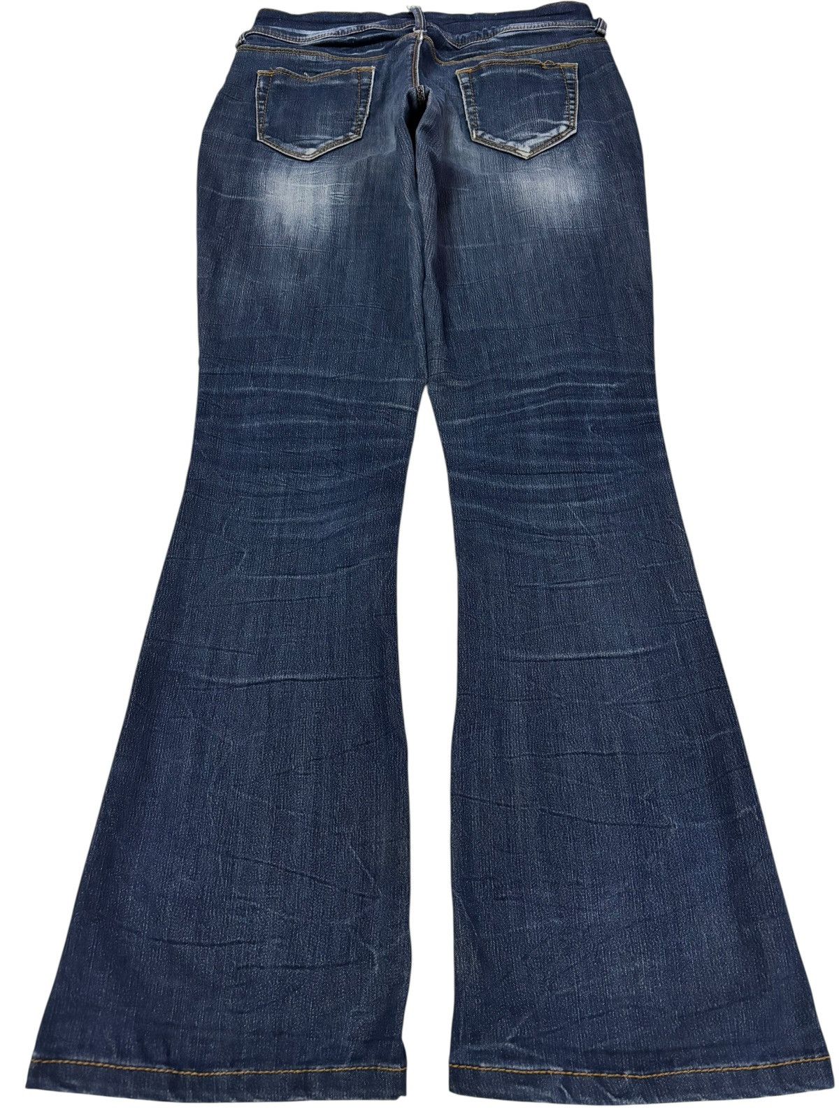 Japanese Brand Spicy Denim Japan Flared Bootcut Jeans Size 28" / US 6 / IT 42 - 2 Thumbnail