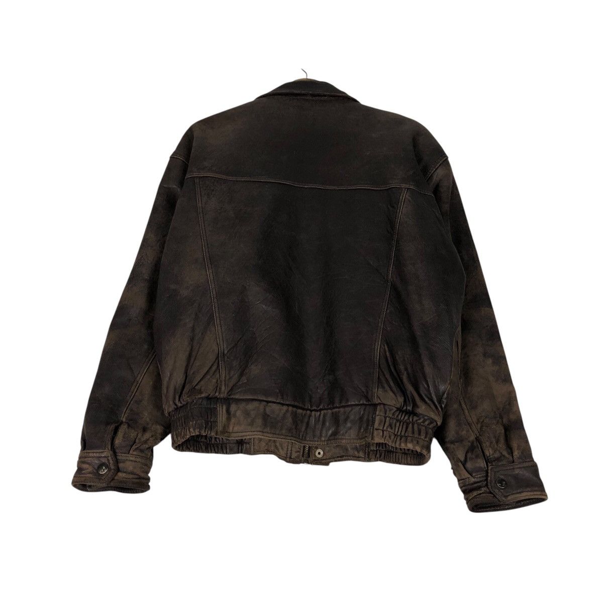 Issey Miyake 📌Vintage Biker Leather Jacket D' Homme A Homme Blanket Size US M / EU 48-50 / 2 - 4 Thumbnail