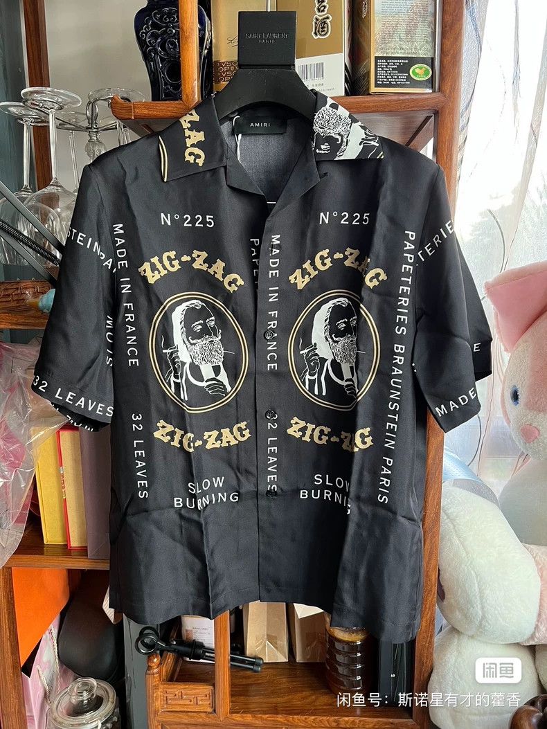 Amiri smoking silk shirt