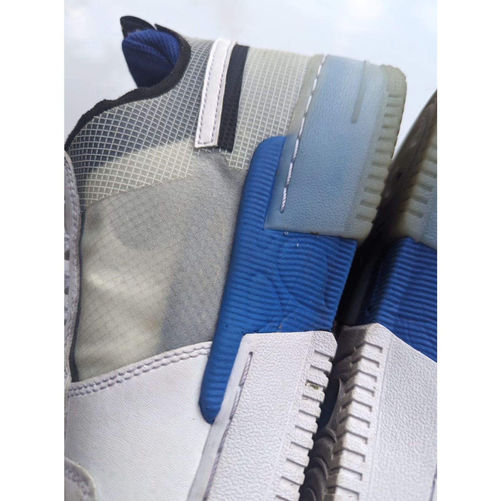Nike NIKE AIR FORCE 1 REACT SNEAKER White Light Photo Blue 8 Men DH7615-101 Size US 8 / EU 41 - 4 Thumbnail
