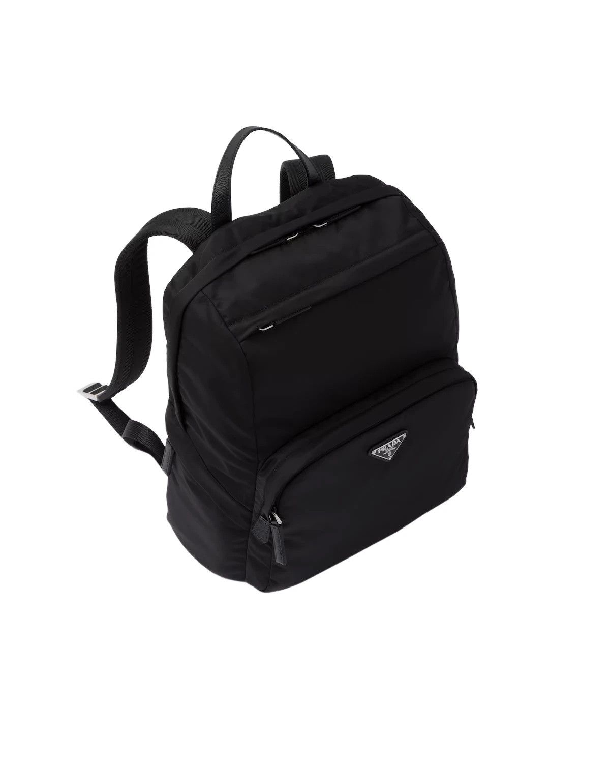 Prada PRADA Black Re-Nylon Saffiano Lthr Backpack New/Auth. Size ONE SIZE - 2 Thumbnail