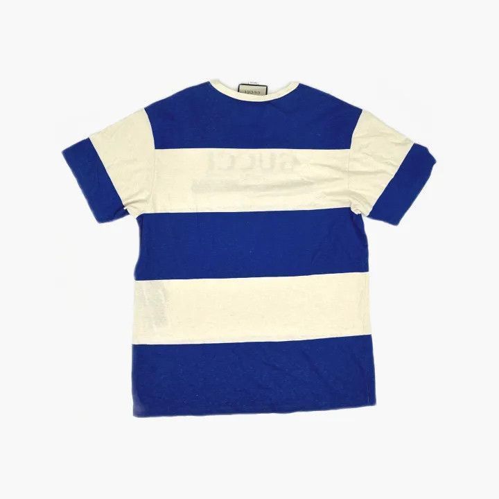 Gucci Gucci Gucci SS20 Blue and White Striped T-shirt -2506 Size US M / EU 48-50 / 2 - 3 Thumbnail