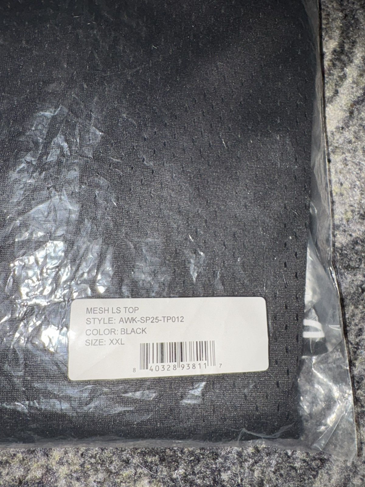 Awake NY AWAKE NY Mesh Long Sleeve Top Black Size US XXL / EU 58 / 5 - 4 Thumbnail