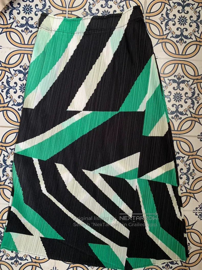 Issey Miyake Issey Miyake Geometric Color Block Short Sleeve Size L / US 10 / IT 46 - 4 Thumbnail