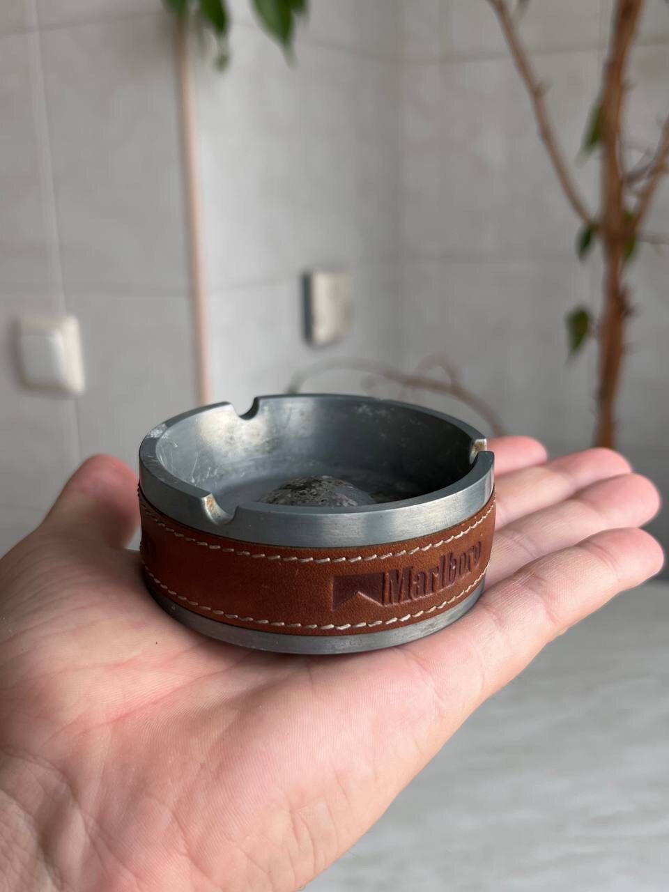 Marlboro × Vintage 1990 Vintage Marlboro Metal Ashtray Retro Rare Size ONE SIZE - 8 Thumbnail