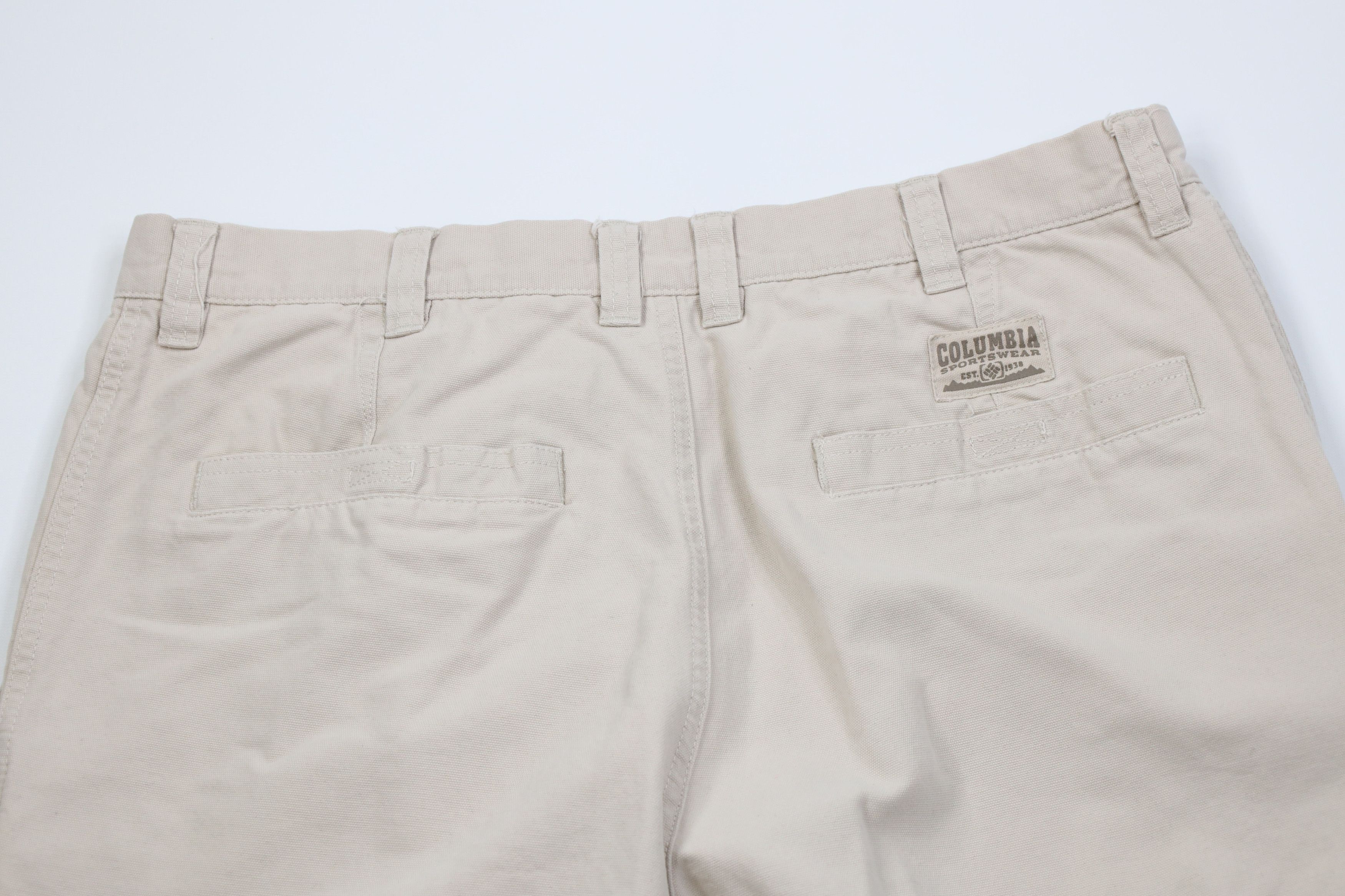 Columbia Vintage Y2K Columbia Wide Leg Chino Pants Trousers Beige Size US 36 / EU 52 - 11 Thumbnail