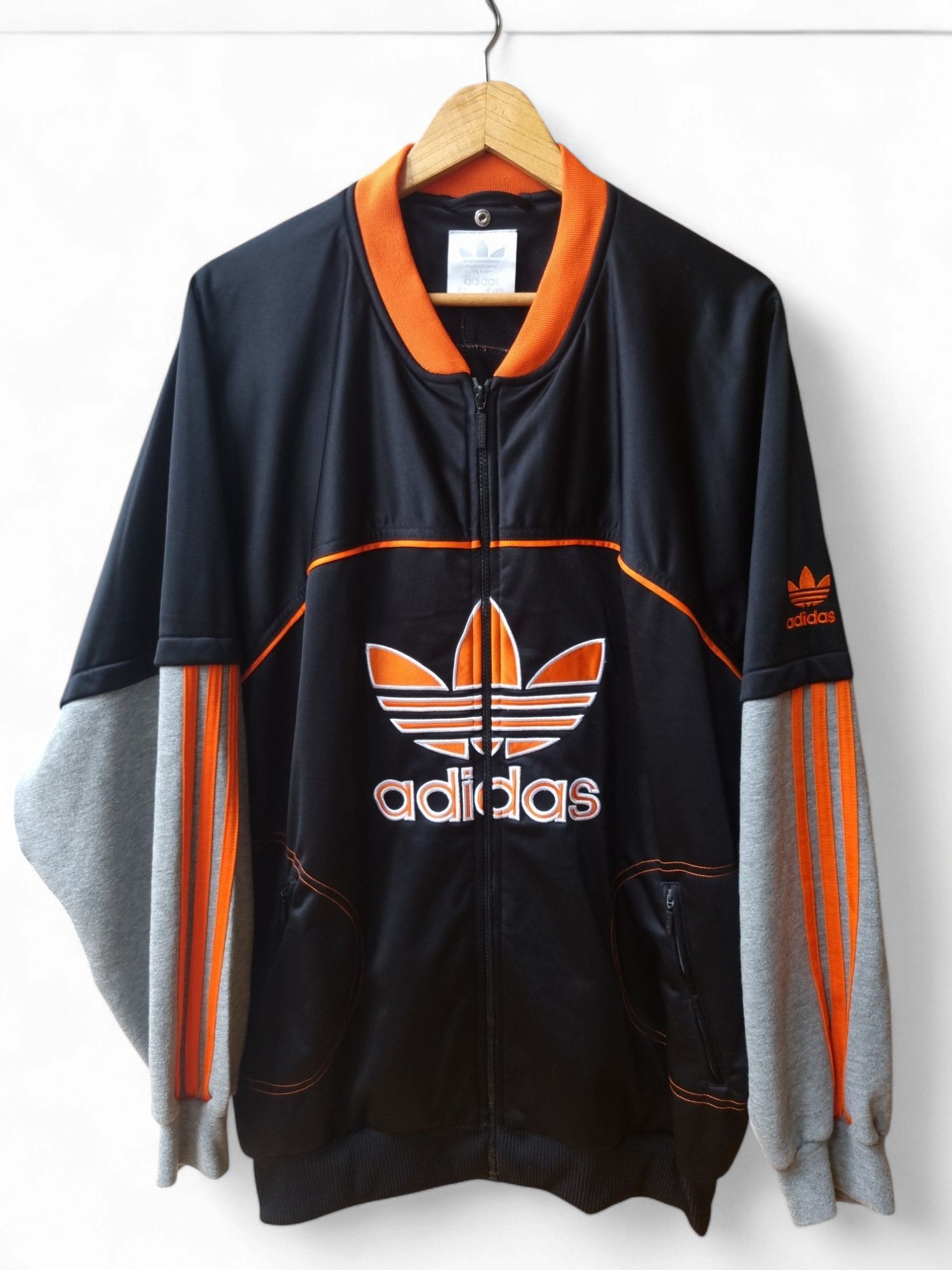 Adidas × Vintage Adidas Originals 90s Track Jacket / Zip-Hoodie Size US XL / EU 56 / 4 - 1 Thumbnail