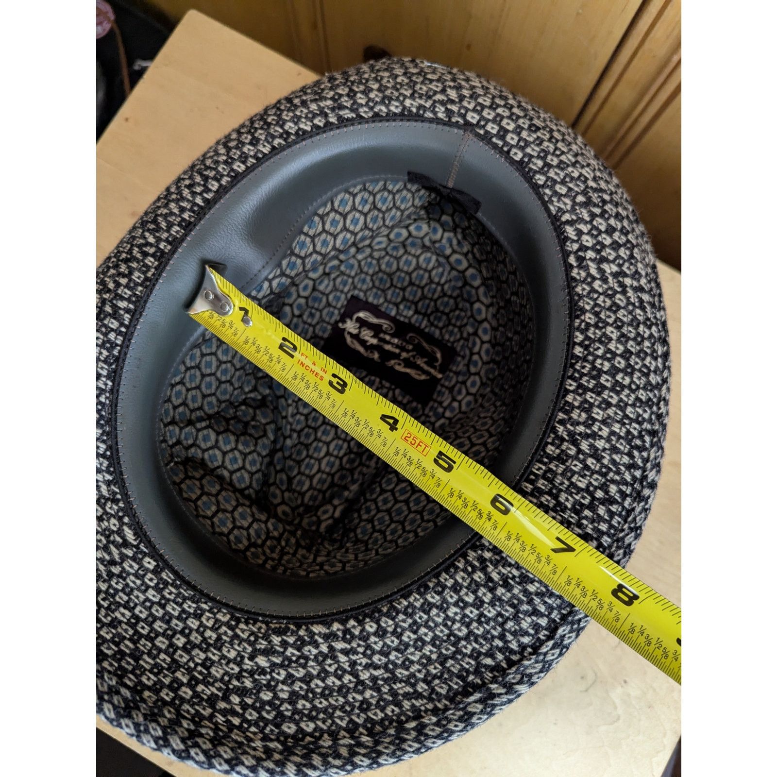 Other 1950's Fedora Hat Corporation of America Knox Med 7-7 1/4 Size ONE SIZE - 6 Thumbnail