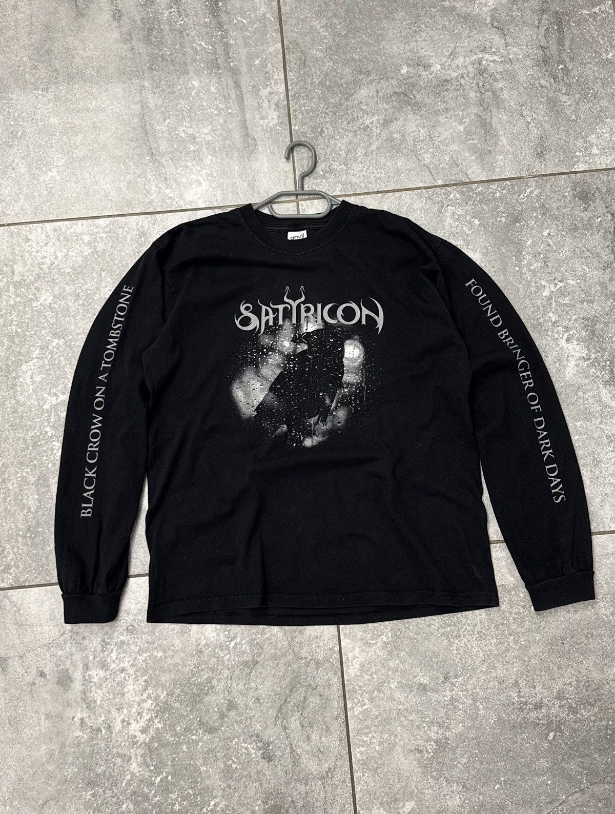 Band Tees × Vintage 💀🔥Satyricon Rare vintage long slevee metal band tees Size US L / EU 52-54 / 3 - 1 Thumbnail