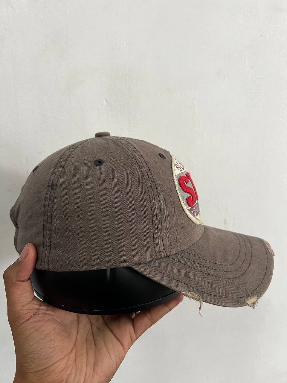 Japanese Brand Super Star Distressed Style Hat Size ONE SIZE - 5 Thumbnail