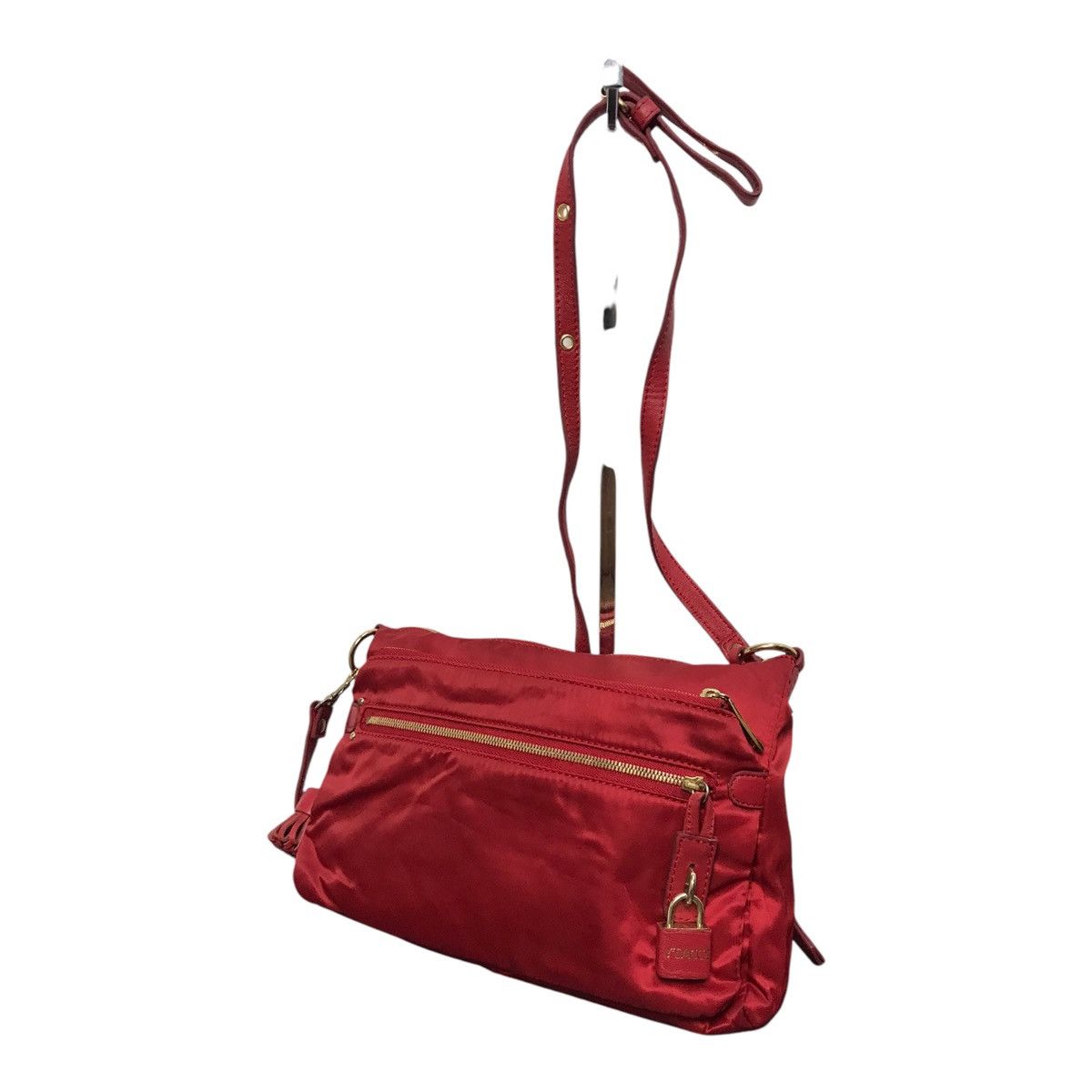 Y's × Yohji Yamamoto Yohji Yamamoto Y’Saccs Red Sling Bag Size ONE SIZE - 4 Thumbnail