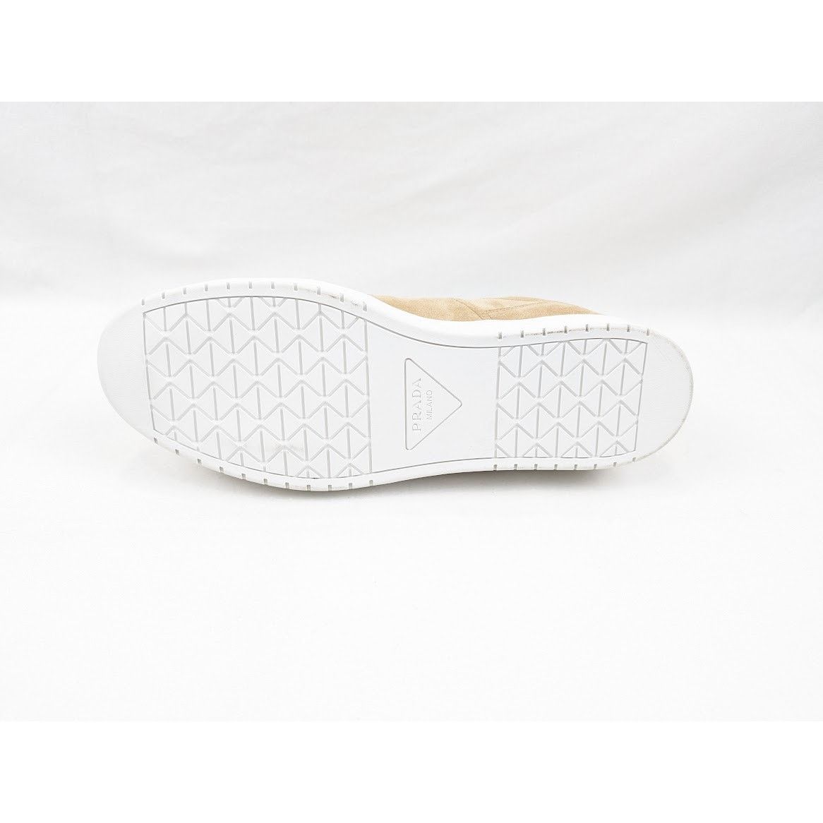 Prada o1rshd1 Downtown Shearling Sneakers in Beige Size US 13 / EU 46 - 9 Thumbnail