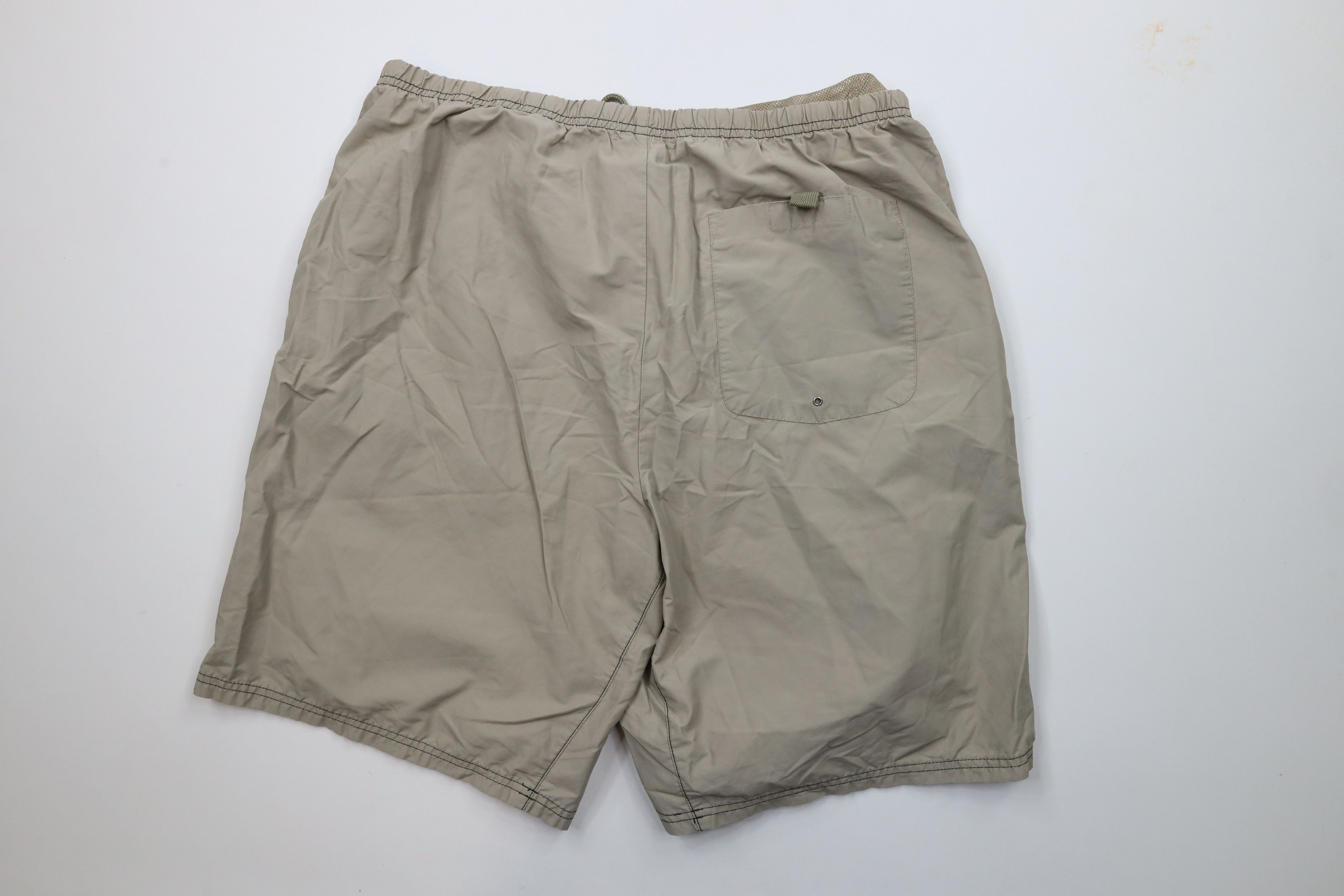 Gap × Vintage Vintage Y2K 2002 Gap Lined Above Knee Shorts Trunks Beige Size US 34 / EU 50 - 7 Thumbnail