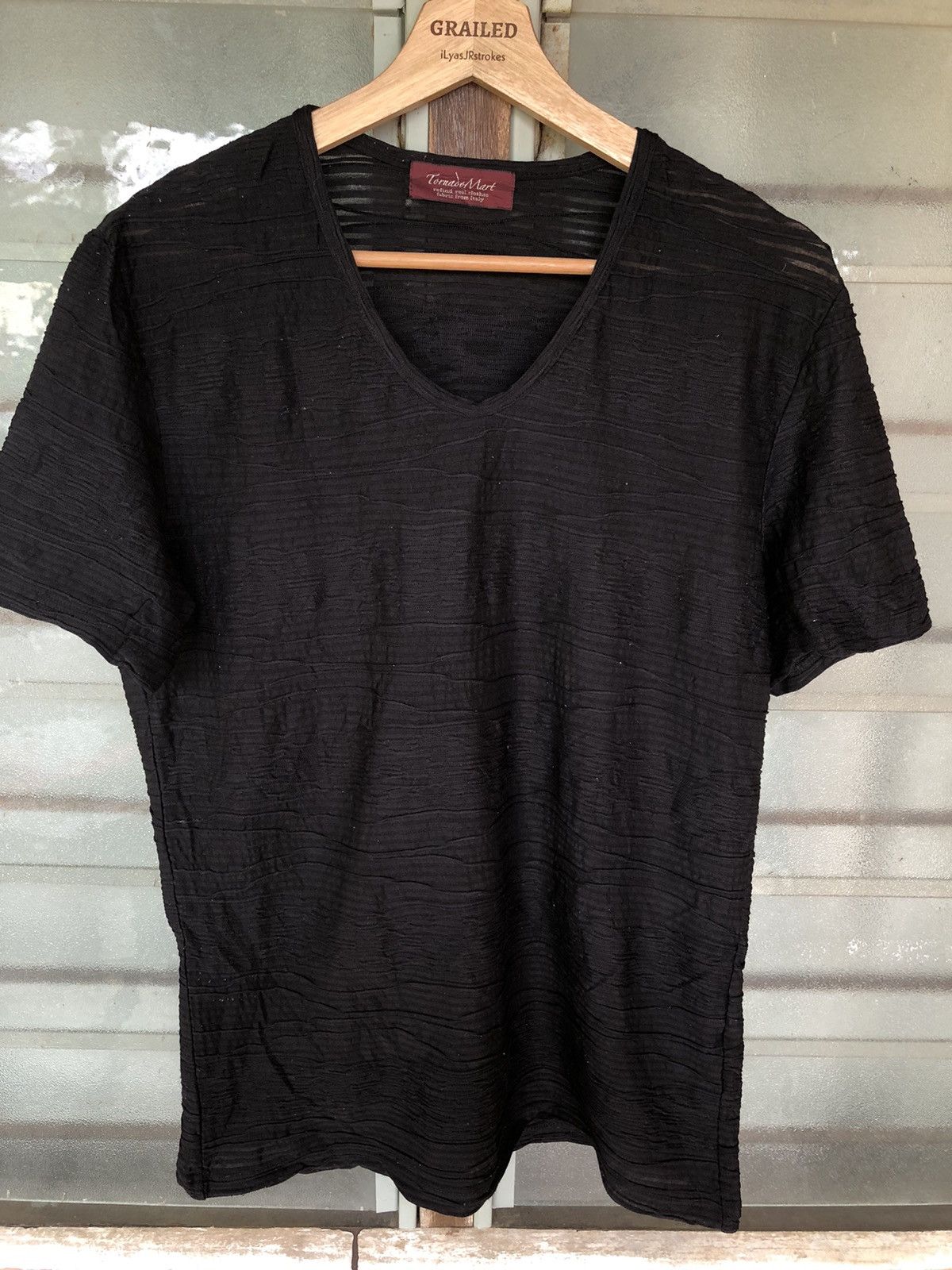 Tornado Mart Vintage Tornado Mart Weave Japanese Punk Shirt Tee Men’s Size US L / EU 52-54 / 3 - 3 Thumbnail