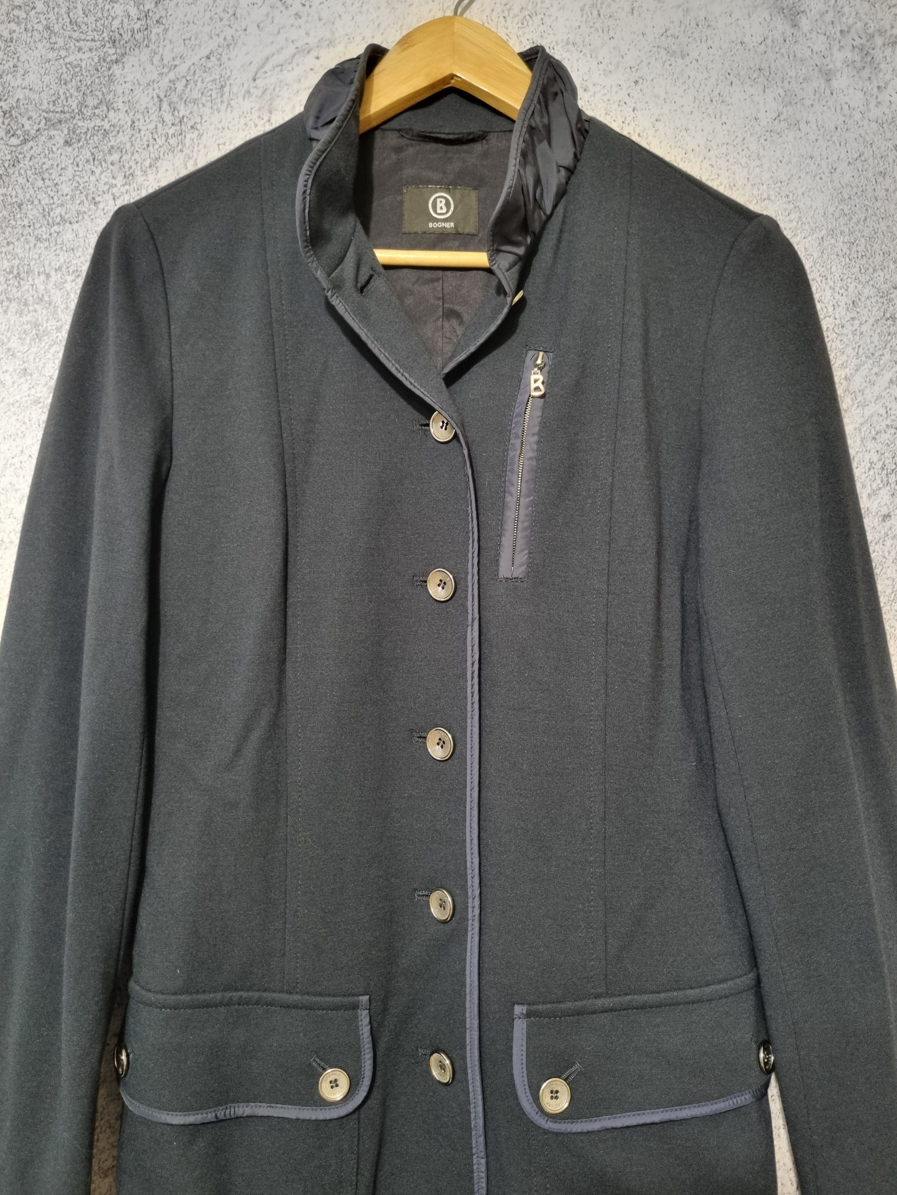 Bogner Bogner Luxury Viscose Coat Blazer Size S / US 4 / IT 40 - 2 Thumbnail