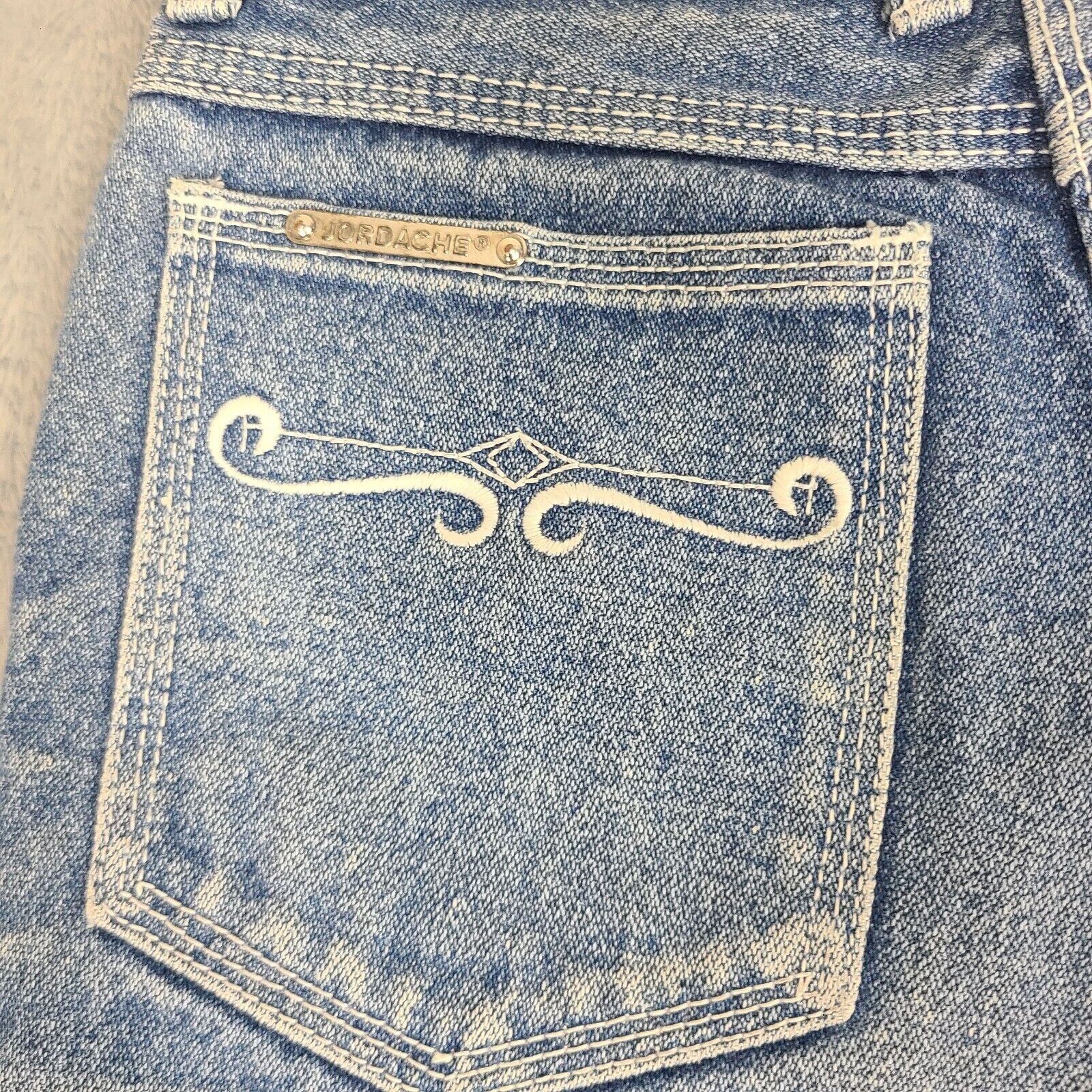 Jordache Vintage 70s 80s Jordache Medium Wash Jeans 26 Women's RN 529 Size 26" / US 2 / IT 38 - 12 Thumbnail