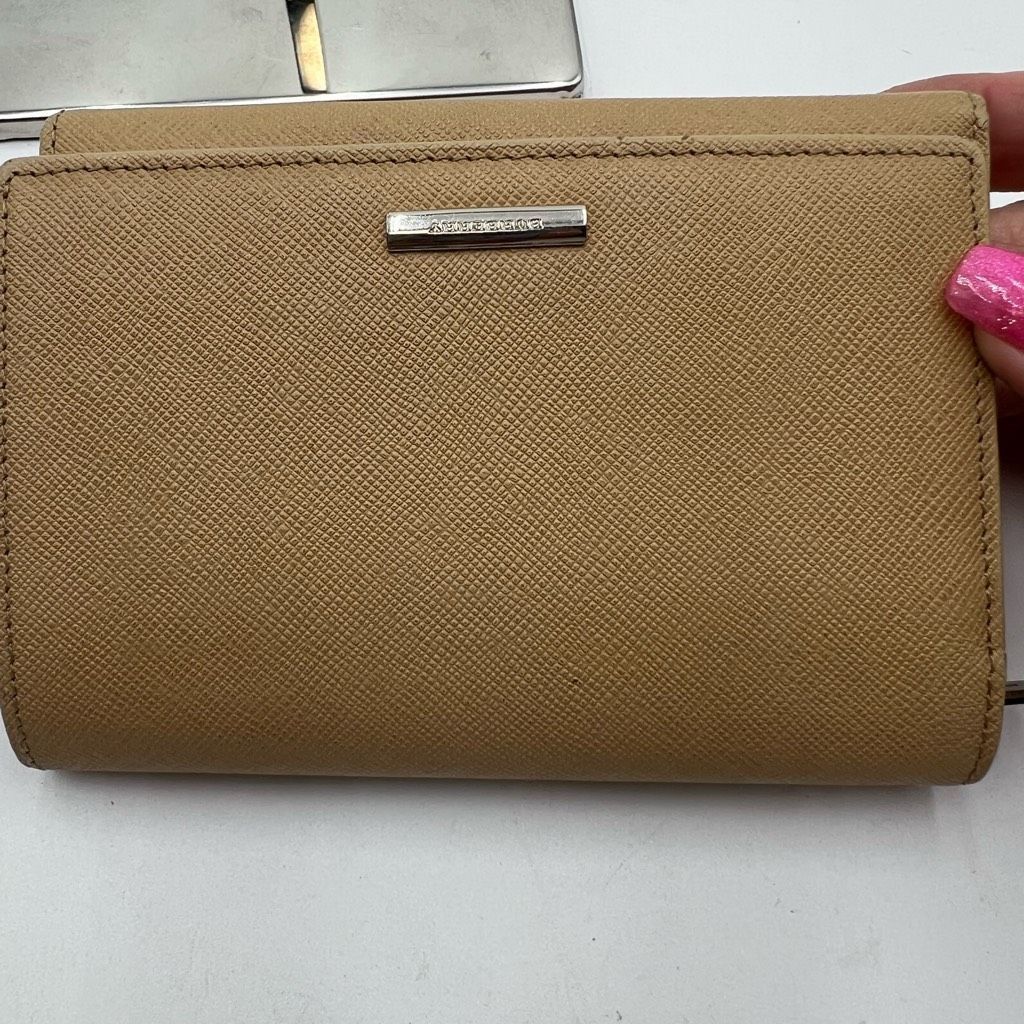 Burberry Burberry Saffiano Leather Snap Front Wallet Size ONE SIZE - 8 Thumbnail