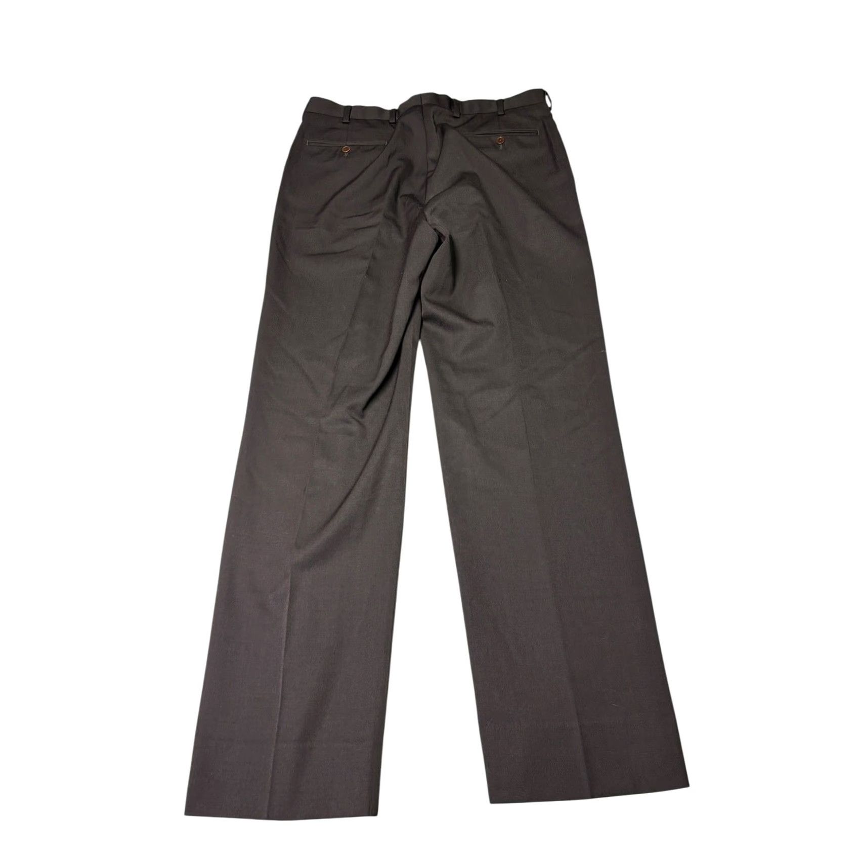 Brooks Brothers Brooks Brothers 1818 Madison Dress Pants Brown Wool Flat Front Straight Leg Men 36x34 Size US 36 / EU 52 - 6 Thumbnail