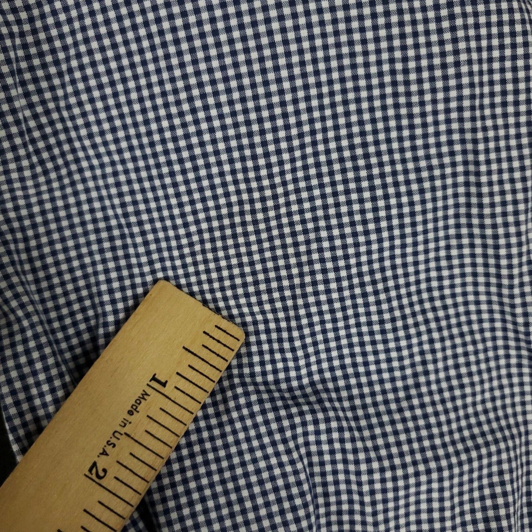 Brooks Brothers VINTAGE Brooks Brothers Dress Shirt Mens 15.5 Blue Check Long Sleeve Casual Business Wedding Men's Size 40R - 2 Thumbnail