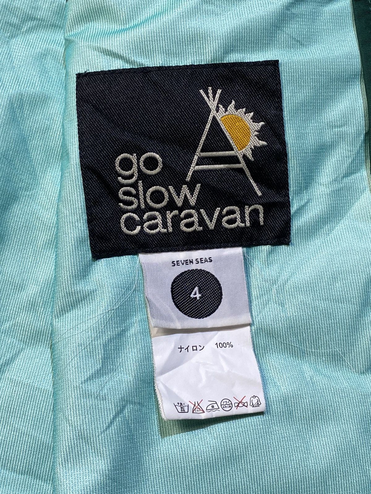go slow caravan GO SLOW CARAVAN COLOR BLOCK LONG PARKA RAIN JACKET Size US M / EU 48-50 / 2 - 11 Thumbnail