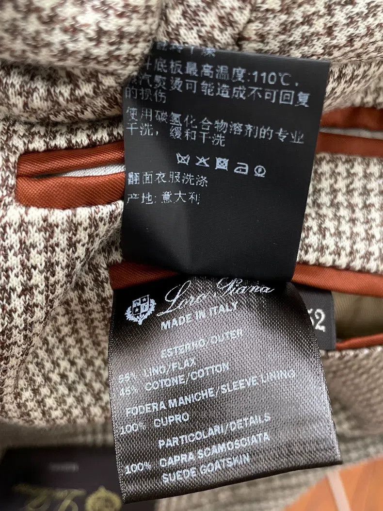 Loro Piana Loro Piana Herringbone Coat Size 52R - 5 Thumbnail