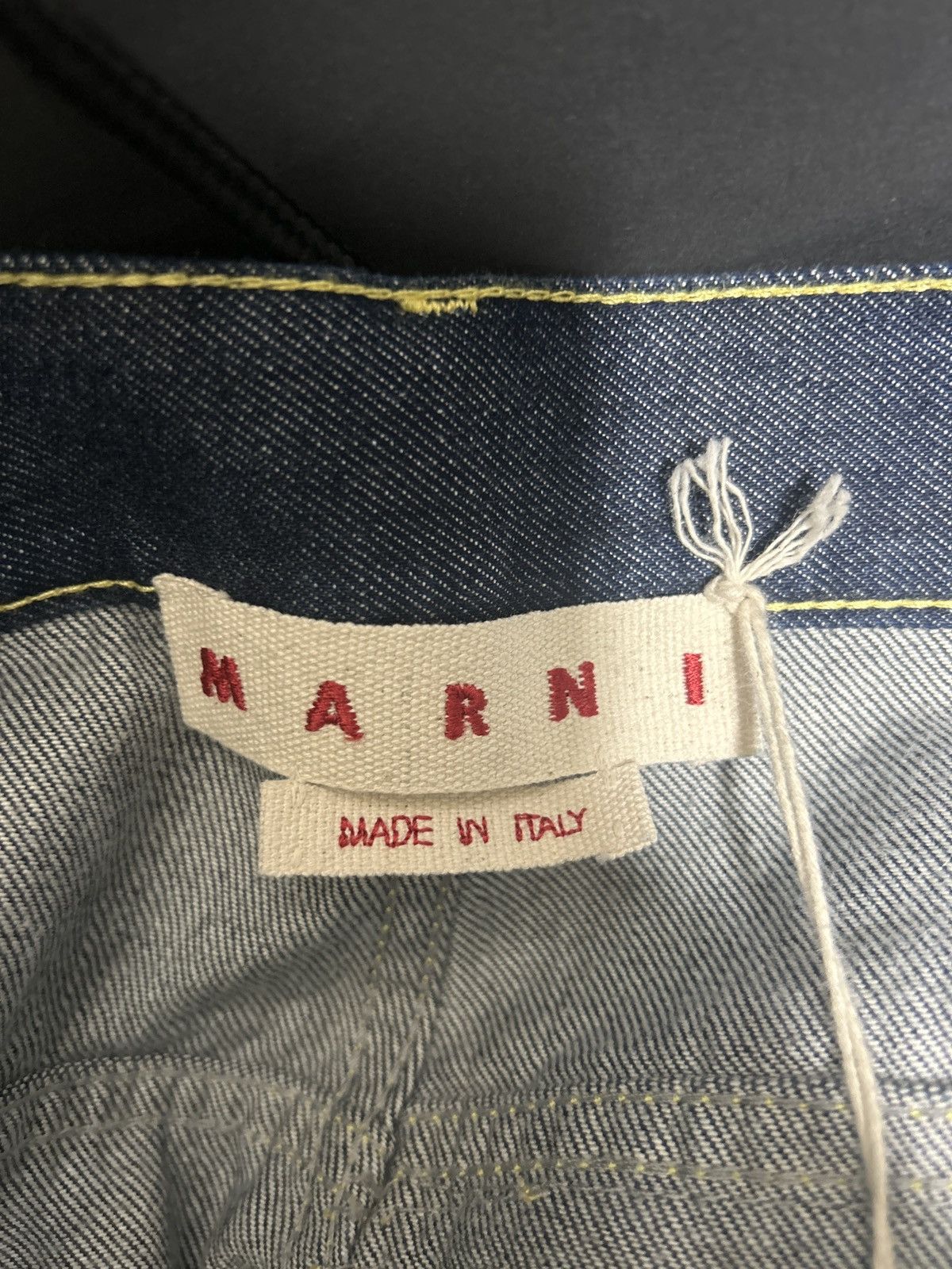 Marni Marni wool patch straight jeans Size US 34 / EU 50 - 4 Thumbnail