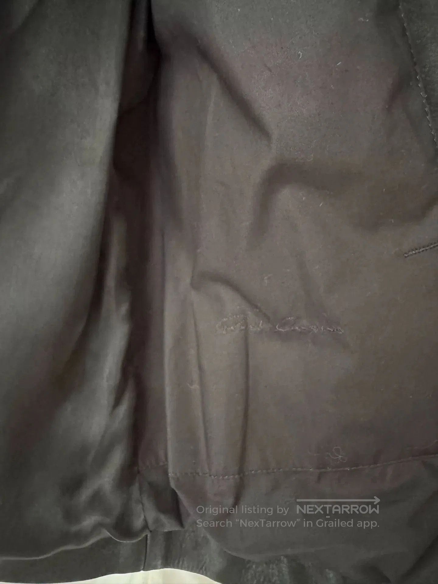 Rick Owens Rick Owens Spliced Sleeve Leather Jacket. Size US S / EU 44-46 / 1 - 8 Thumbnail