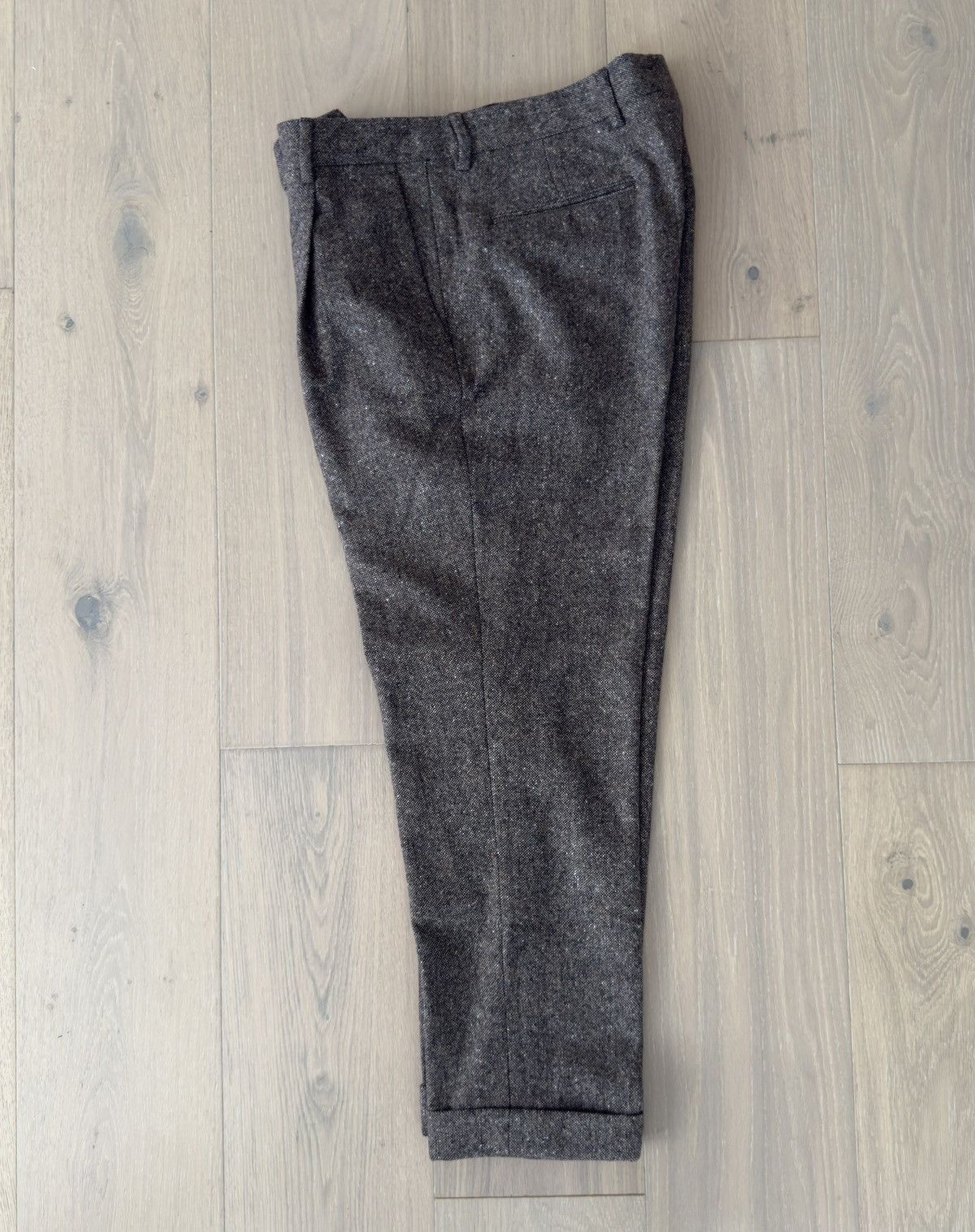 Todd Snyder WOOL DONEGAL MADISON PANTS TROUSERS BROWN Size US 31 - 5 Thumbnail