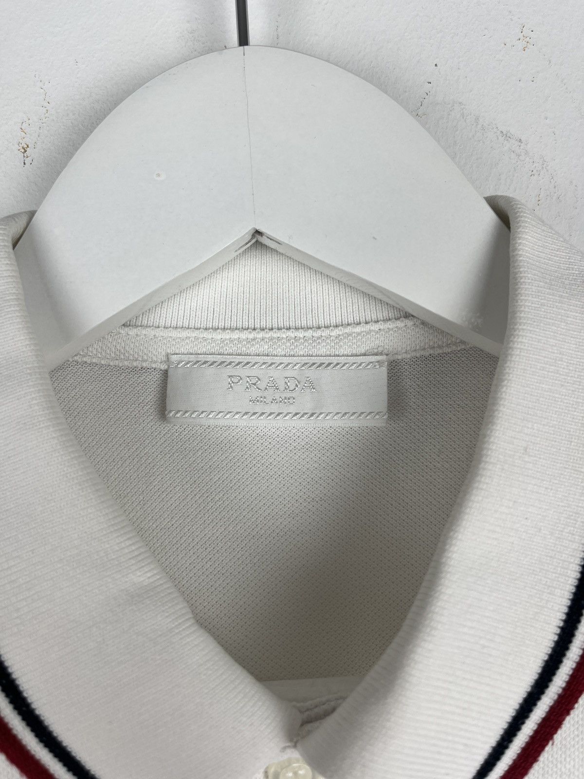 Prada Prada Red Tab Polo Shirt 2018 Size US M / EU 48-50 / 2 - 7 Thumbnail