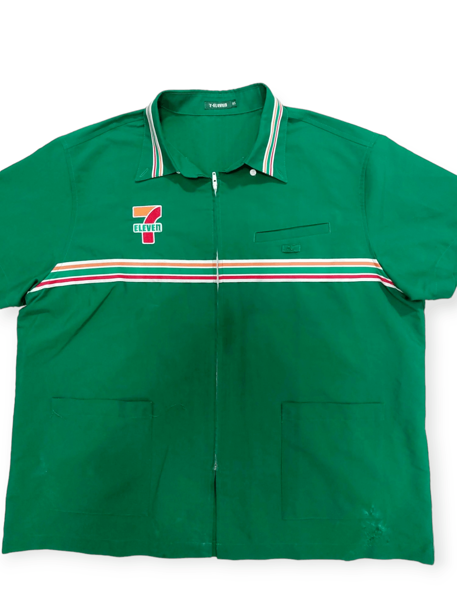 Other 7 Eleven 7-11 Uniform Shirt Zipper Size US L / EU 52-54 / 3 - 3 Thumbnail