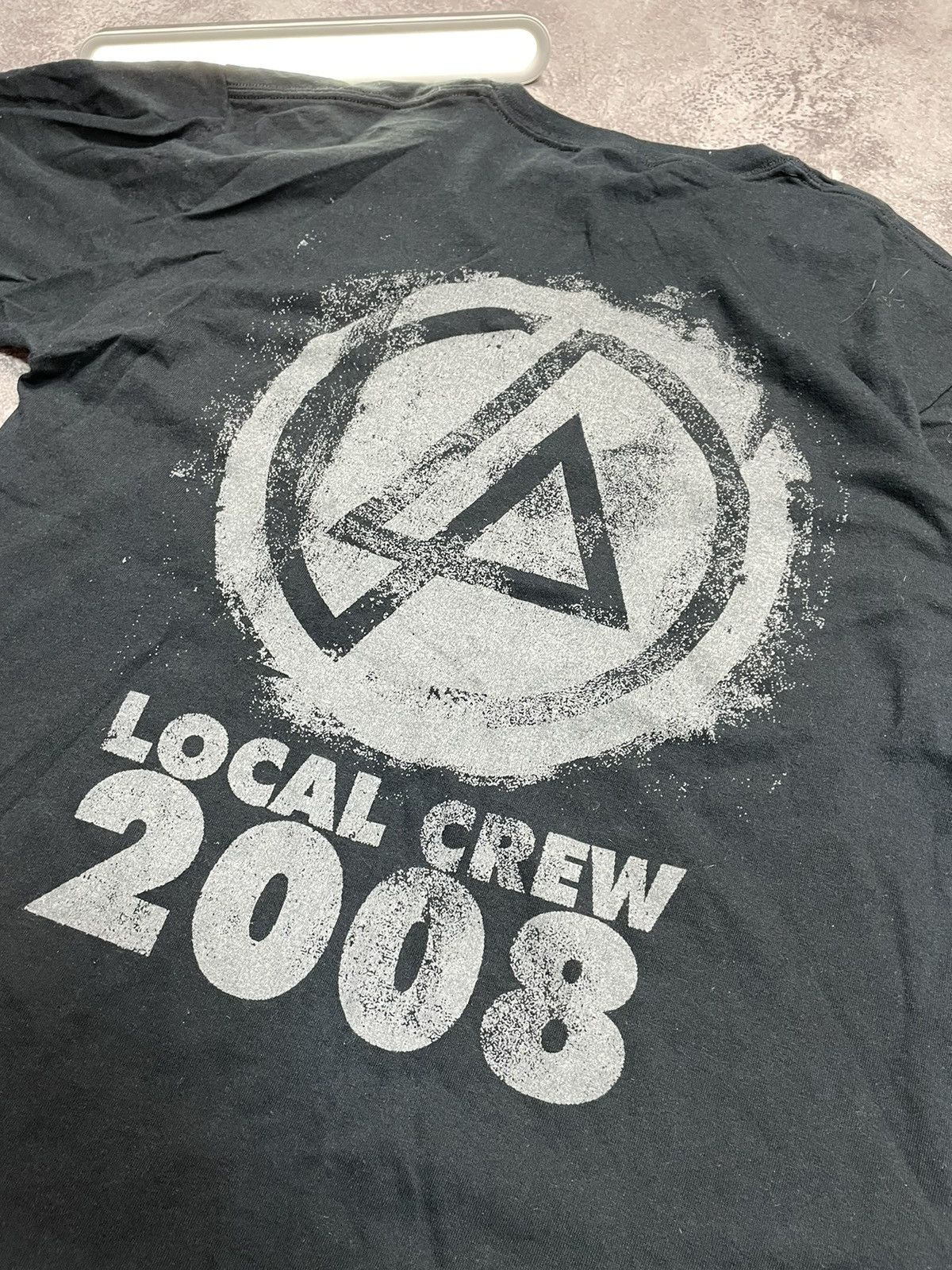 Band Tees Vintage 2008 Linkin Park Meteora Local Crew Tour Shirt Size US L / EU 52-54 / 3 - 4 Thumbnail