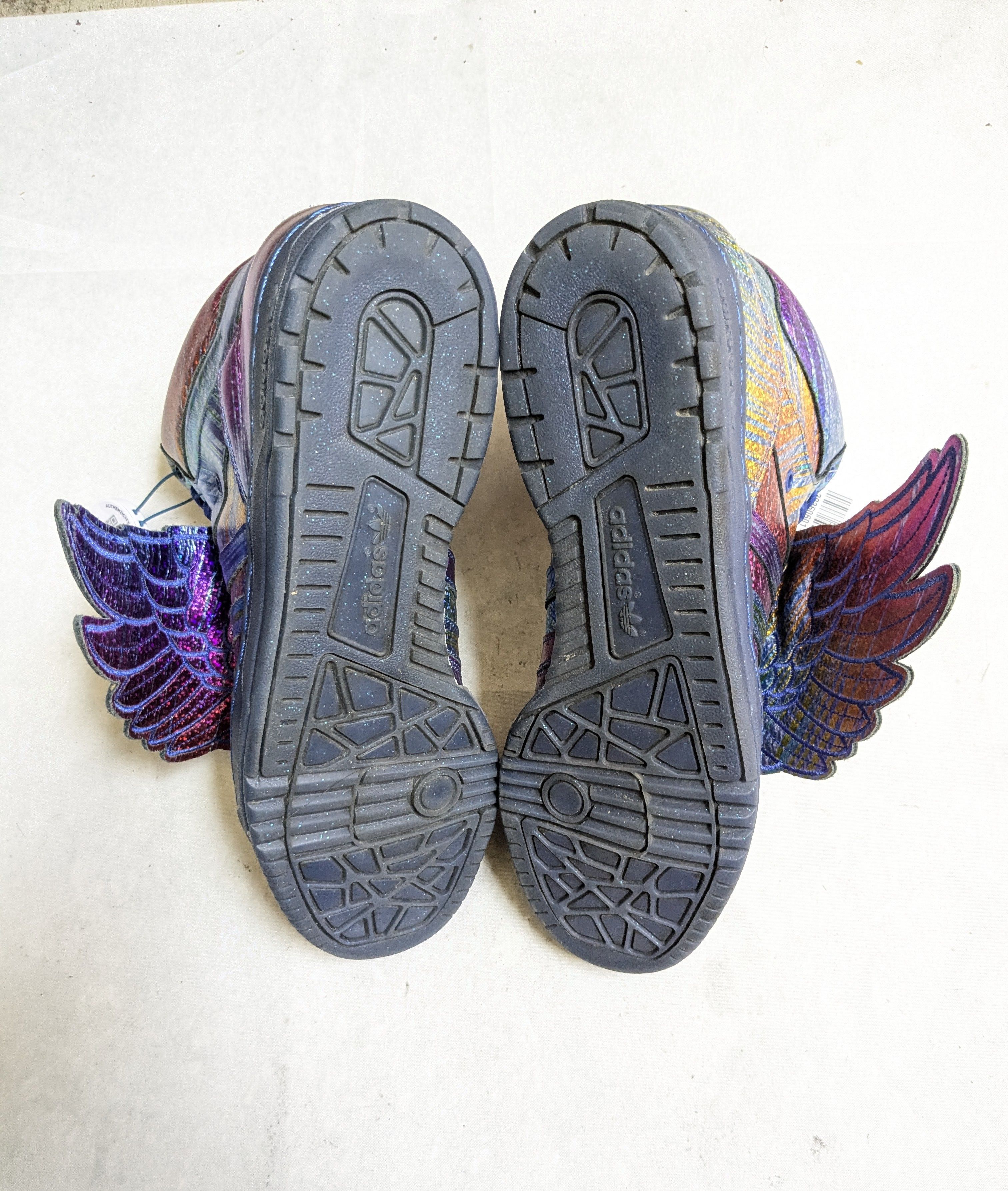Jeremy Scott Adidas Jeremy Scott JS Wings Rainbow Foil Sneakers Q23650 Size US 10.5 / EU 43-44 - 18 Thumbnail