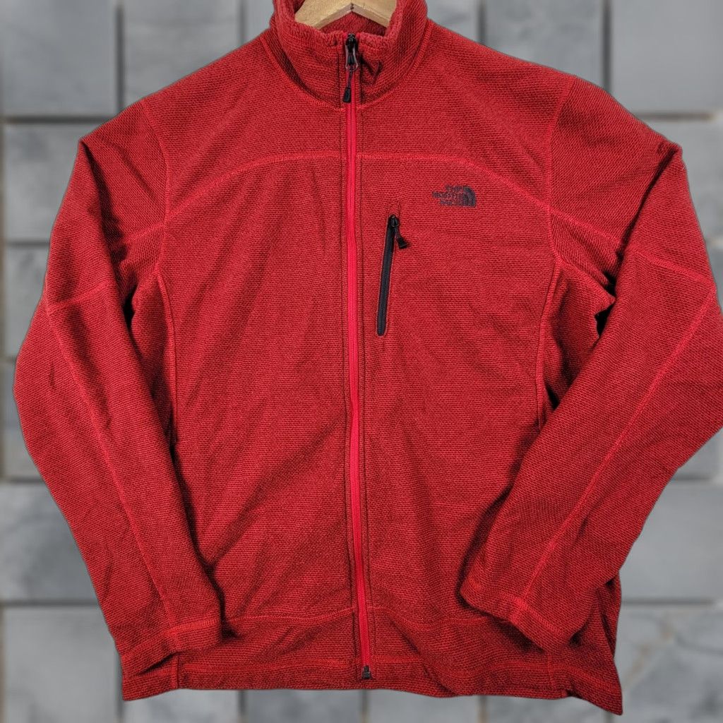The North Face The North Face Red Full Zipup Jacket Men L Red Full Zip Jacket Size US L / EU 52-54 / 3 - 1 Thumbnail